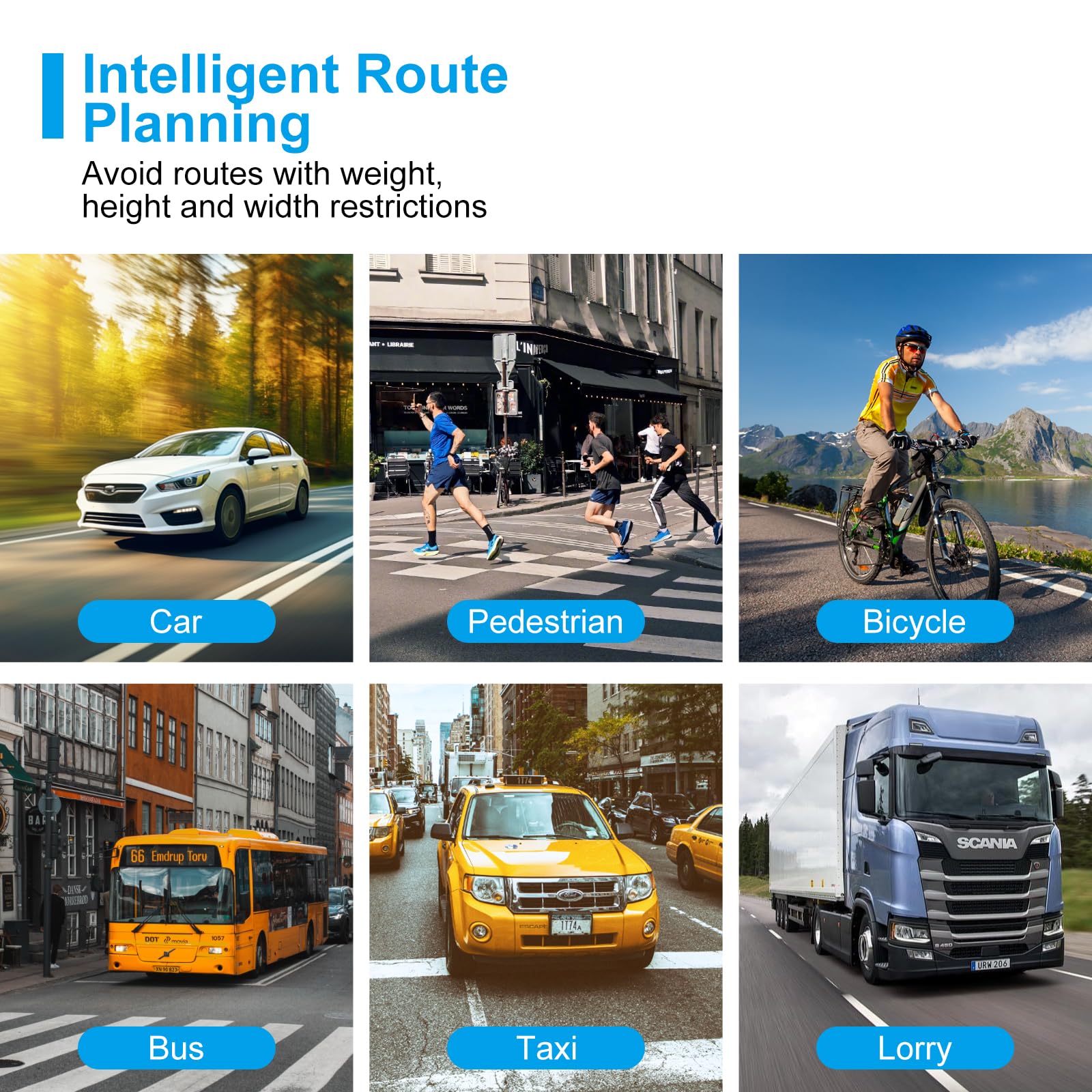 9'' GPS Navigator for Car Truck RV - Touchscreen Navigation System with Sun Visor, 2025 North America Maps Free Lifetime Updates, Voice Guidance, Speed Alert, GPS Navigation for All Vehicles