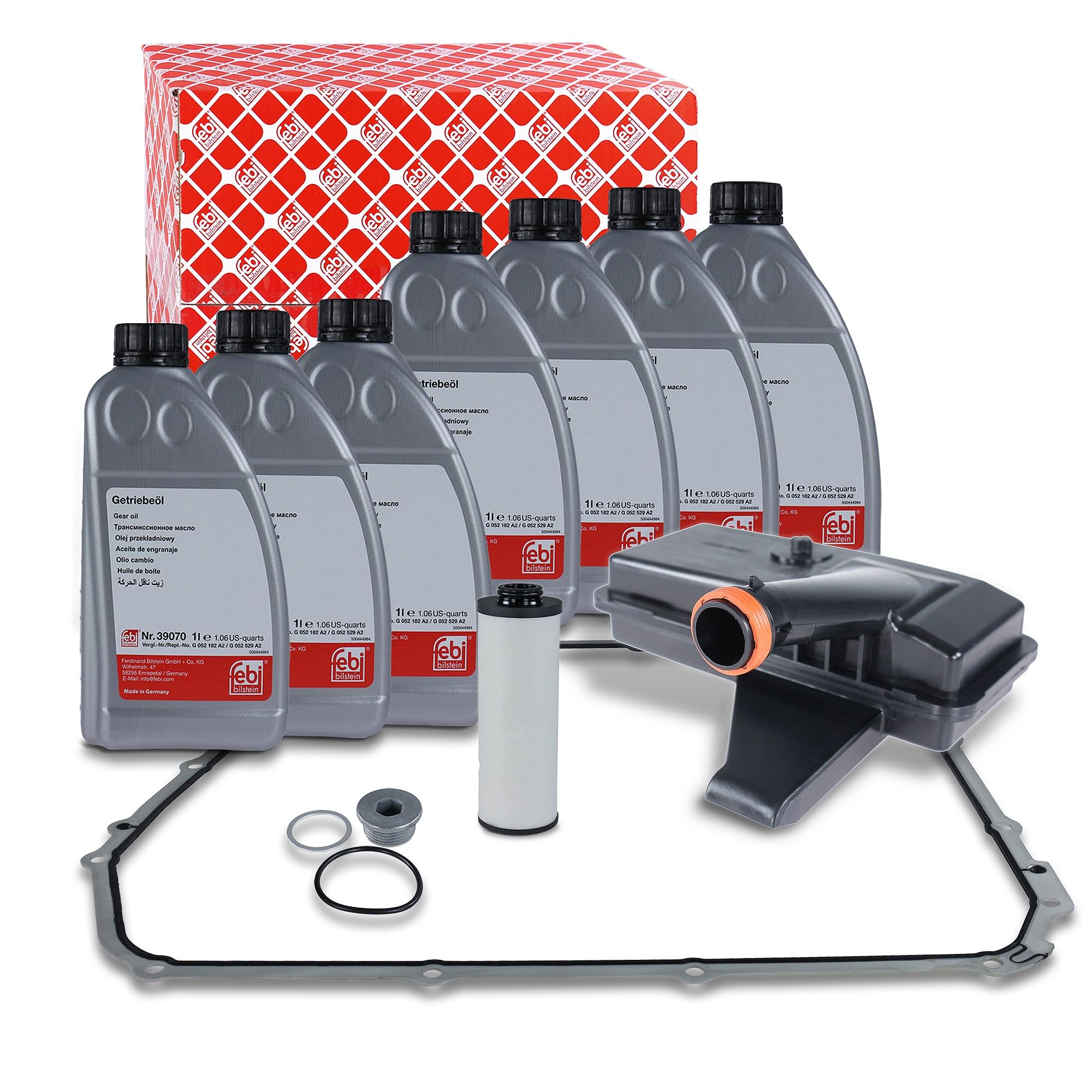 FEBI BILSTEIN Kit pezzi, cambio automatico-cambio olio 171783 Compatibile con: AUDI A4 B8, A4 B8 Avant, A5, A5 Cabriolet, A5 Sportback, A6 C7, A6 C7 Avant, A7 Sportback, Q5