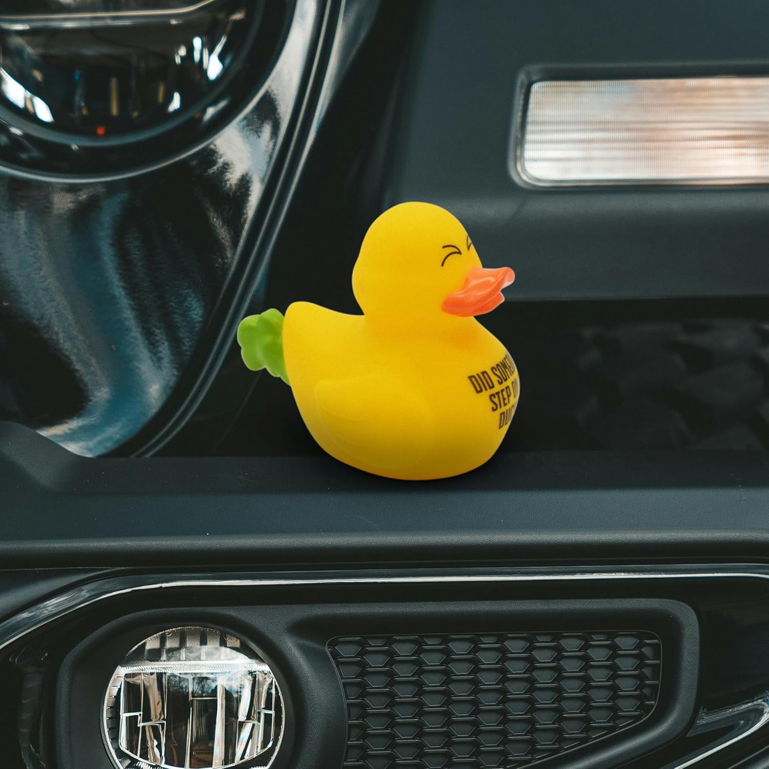 Punchkins Novelty Rubber Duck – Funny Collectible Duck Bath Toy, Cute Desk Decor, Quirky Gag Gift for Adults, Coworkers, Friends & White Elephant (4 Inch) - Step on a Duck