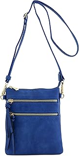 Functional Multi Pocket Crossbody Bag (Royal Blue)