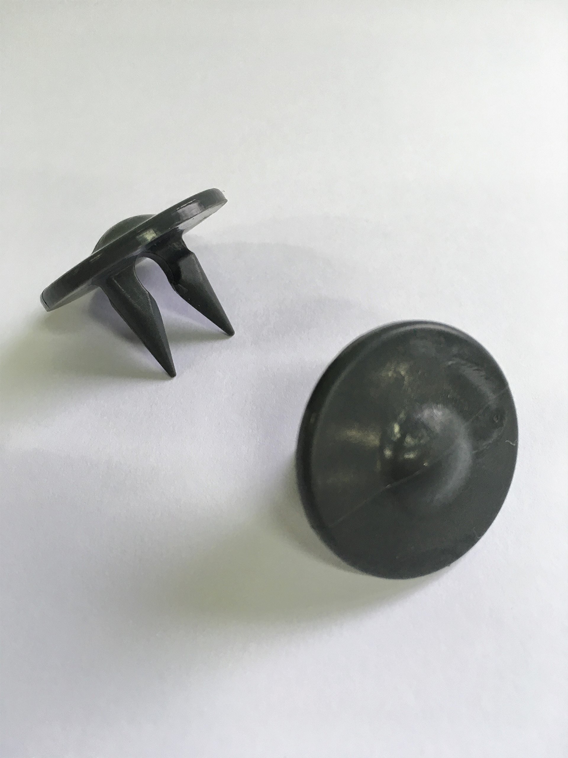 Fixations Brise Vue GRIPNET, Traités Anti-UV pour Panneaux grillagés (diamètre Tige 5mm) | Lot de 100 Pièces, Couleur Gris Anthracite.