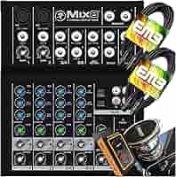 配信機器・PA機器・レコーディング機器 Mackie MIX8 Amazon.com: Mackie -Mix8- Compact 8-Channel Desktop Analog