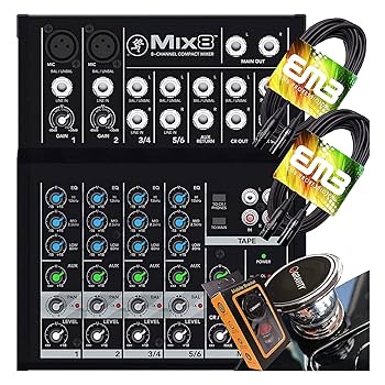 マッキー 8チャンネルエフェクトミキサー マッキー 8チャンネルエフェクトミキサー MACKIE MIX8 8