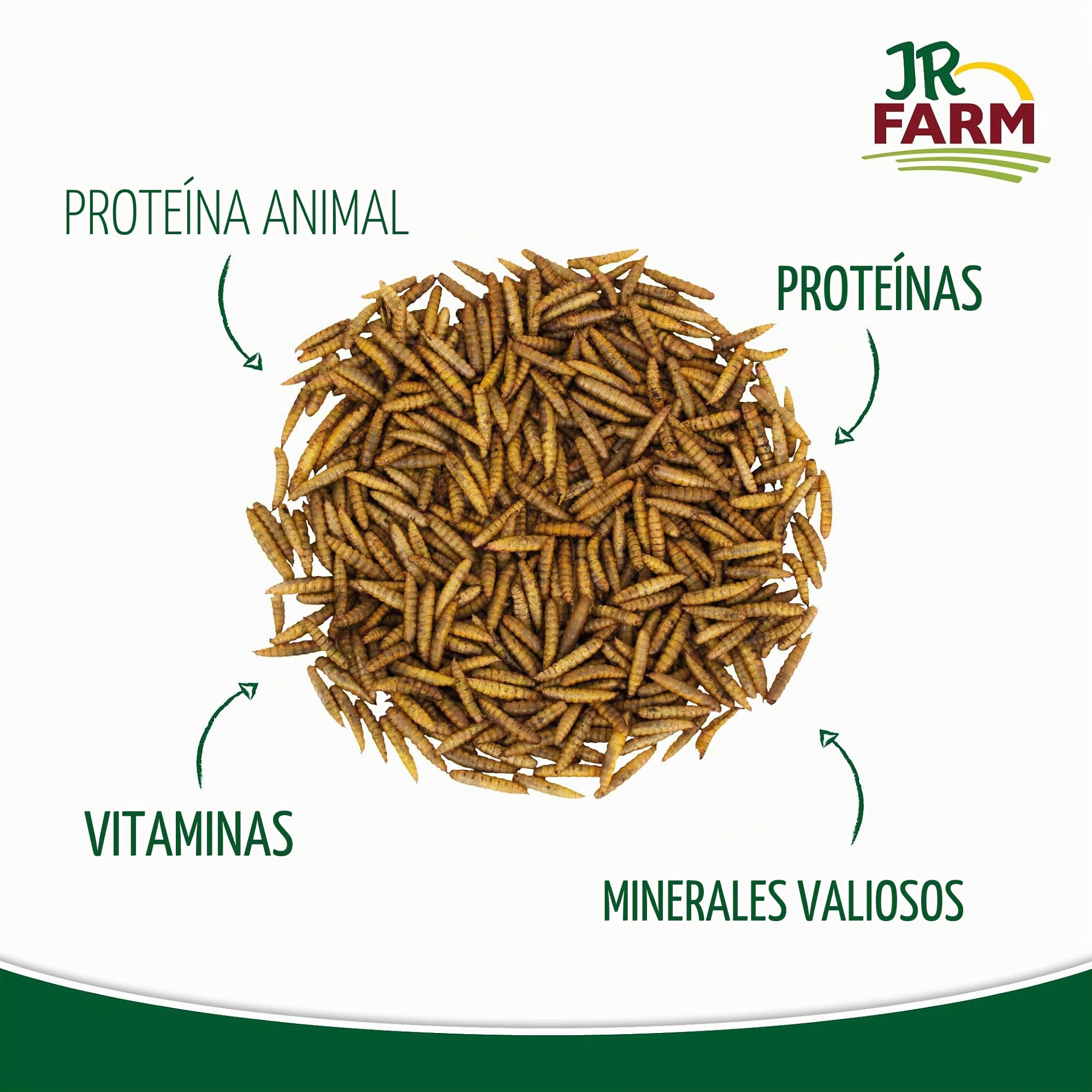 JR Farm Garden Hermetia/Larvas de Mosca de Soldado 5 kg