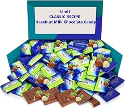 Hazelnut Milk Chocolate approx 55 Bars of Fine Individually Wrapped Premium Chocolate Candy, Basket Filler & Gift Arrangement Essential