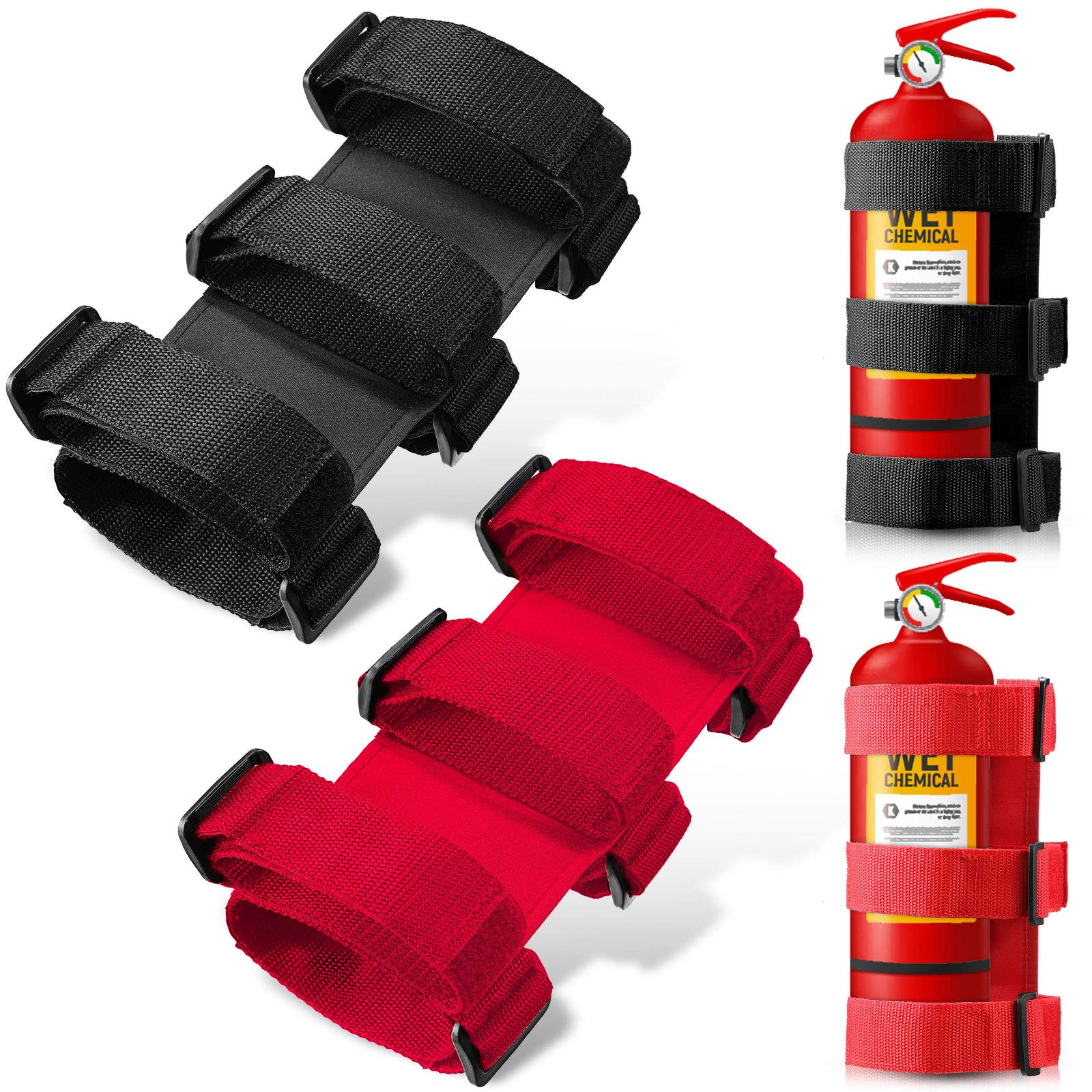Buy 2 Pieces Adjustable Fire Extinguisher Holders Fire Extinguisher