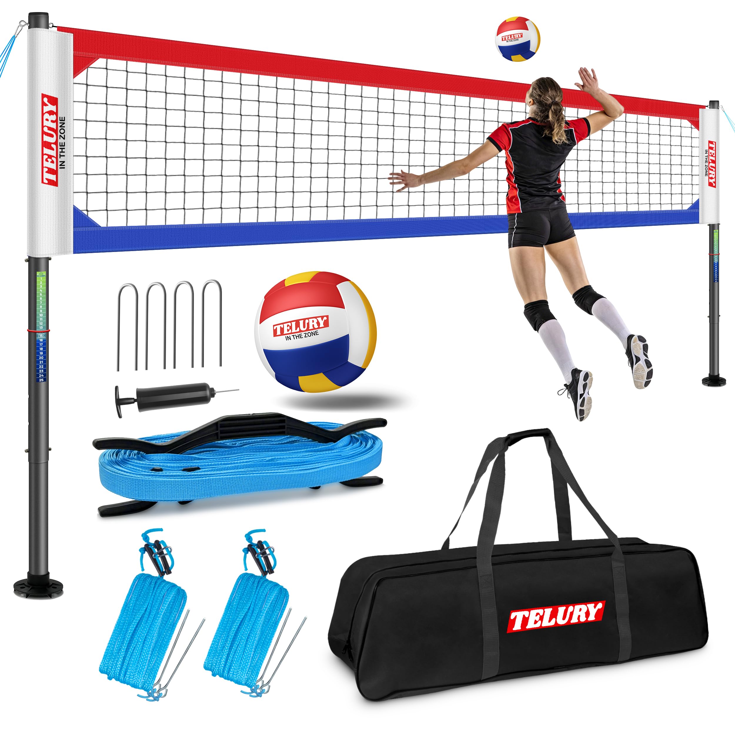 Photo 1 of TELURY Professional Volleyball Net Set