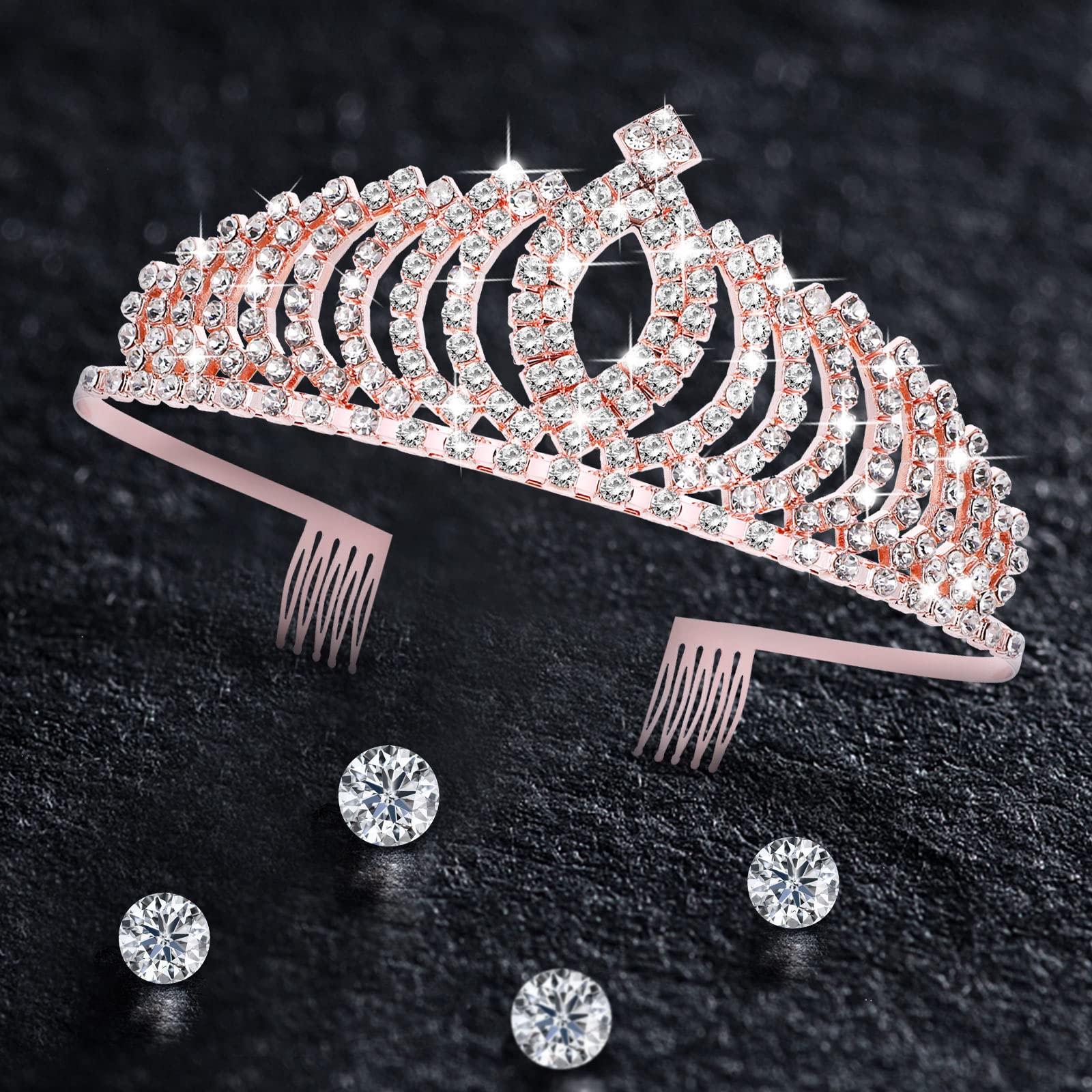 König & Königin Krone Mit Schärpe - Glitzer Set Für Geburtstag & Hochzeit