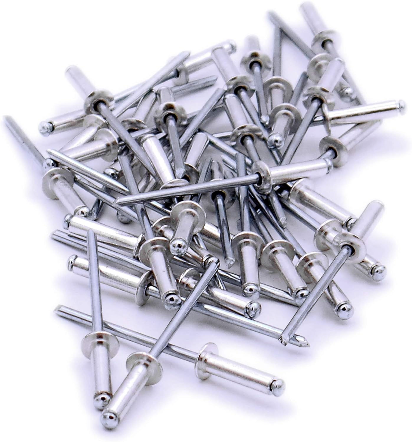 M3.2 (3.2mm x 14mm) Dome Blind Rivet - Aluminium (Pack of 40), Silver, 3.2 x 14 - Image 3