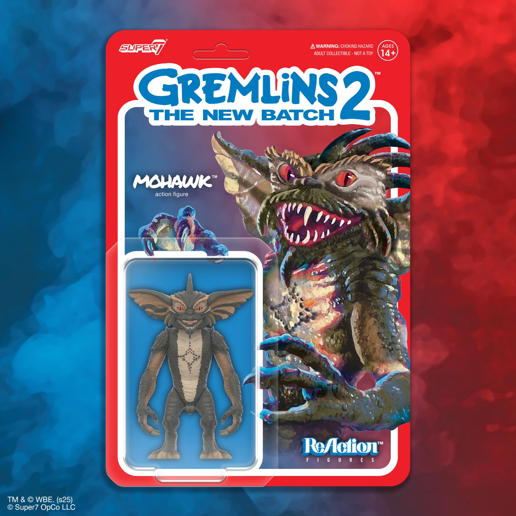 Amazon.com: Super7 Reaction Figure Gremlins 2 Mohawk - 3.75