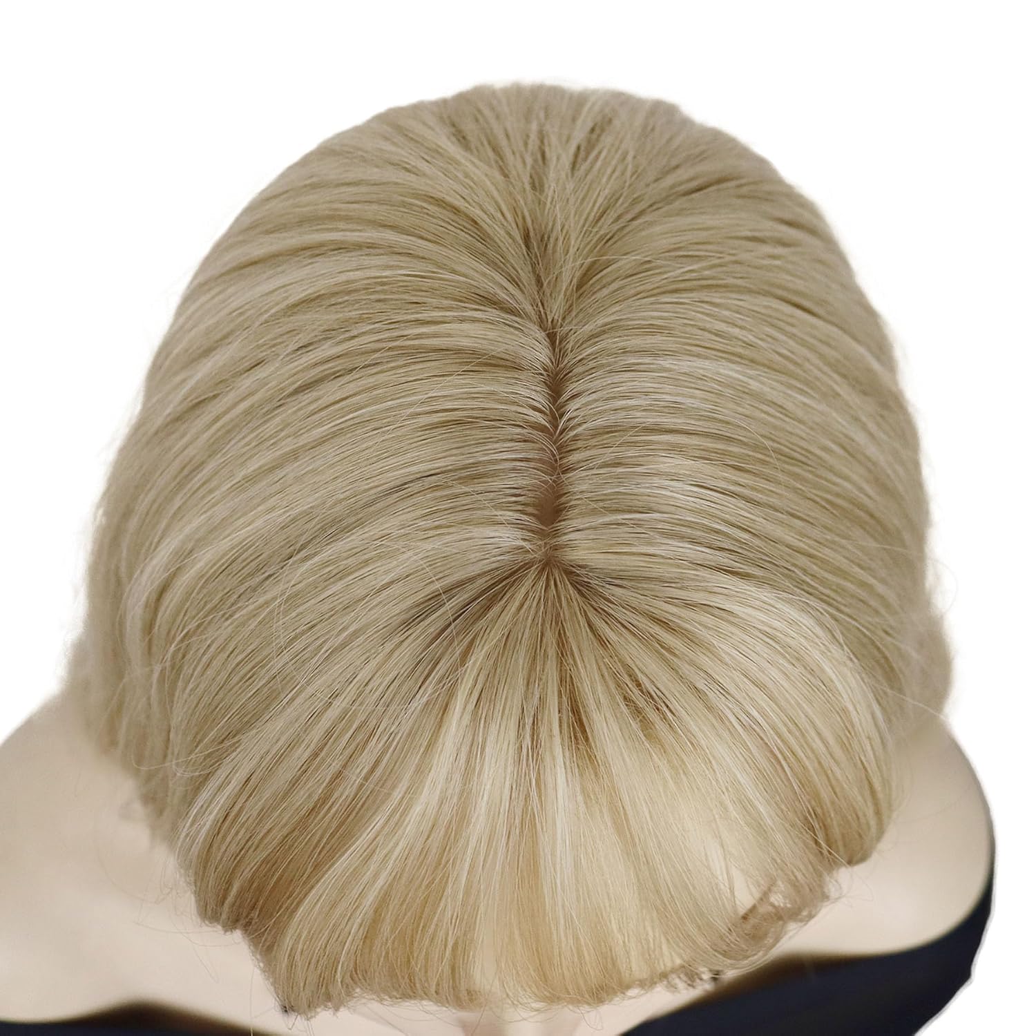 GNIMEGIL 24 Inch Long Blonde Wig With Bangs 24 Inch Long Wavy Wig For Women Bouncy And Shiny Synthetic Blonde Hair Wigs Natural Look Daily Cosplay Party Halloween