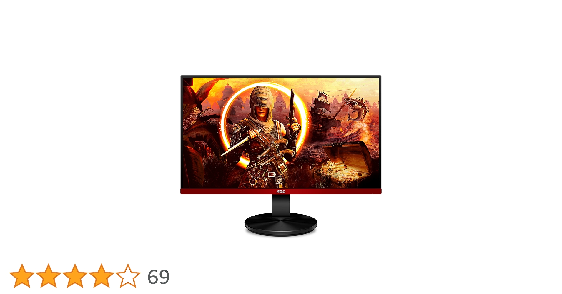 AOC G2490Vx 24 Inch (60.45 Cm) Borderless Gaming Led Monitor