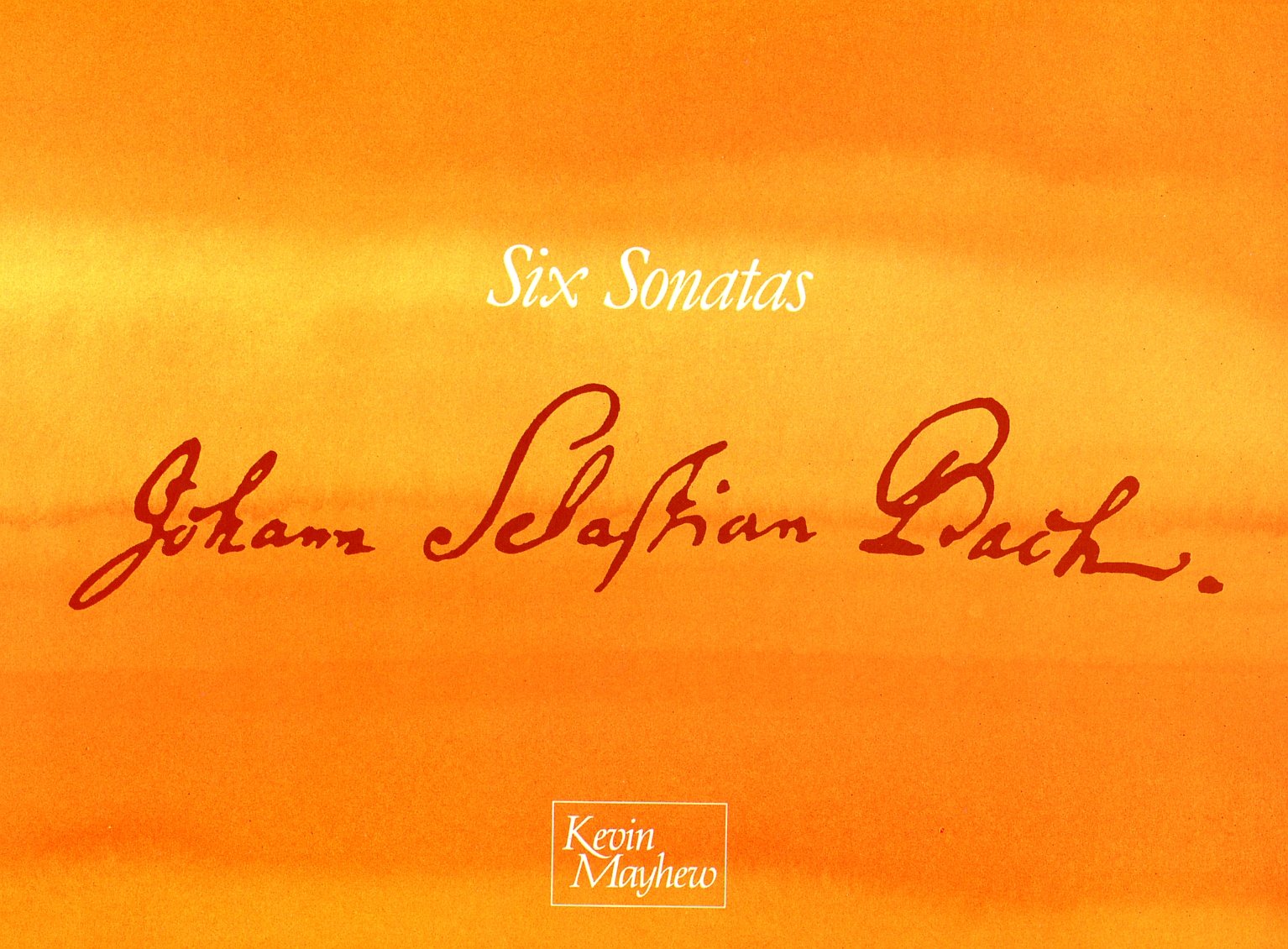 Six Sonatas J.S. Bach orgue partition étude quotidienne au clavier
