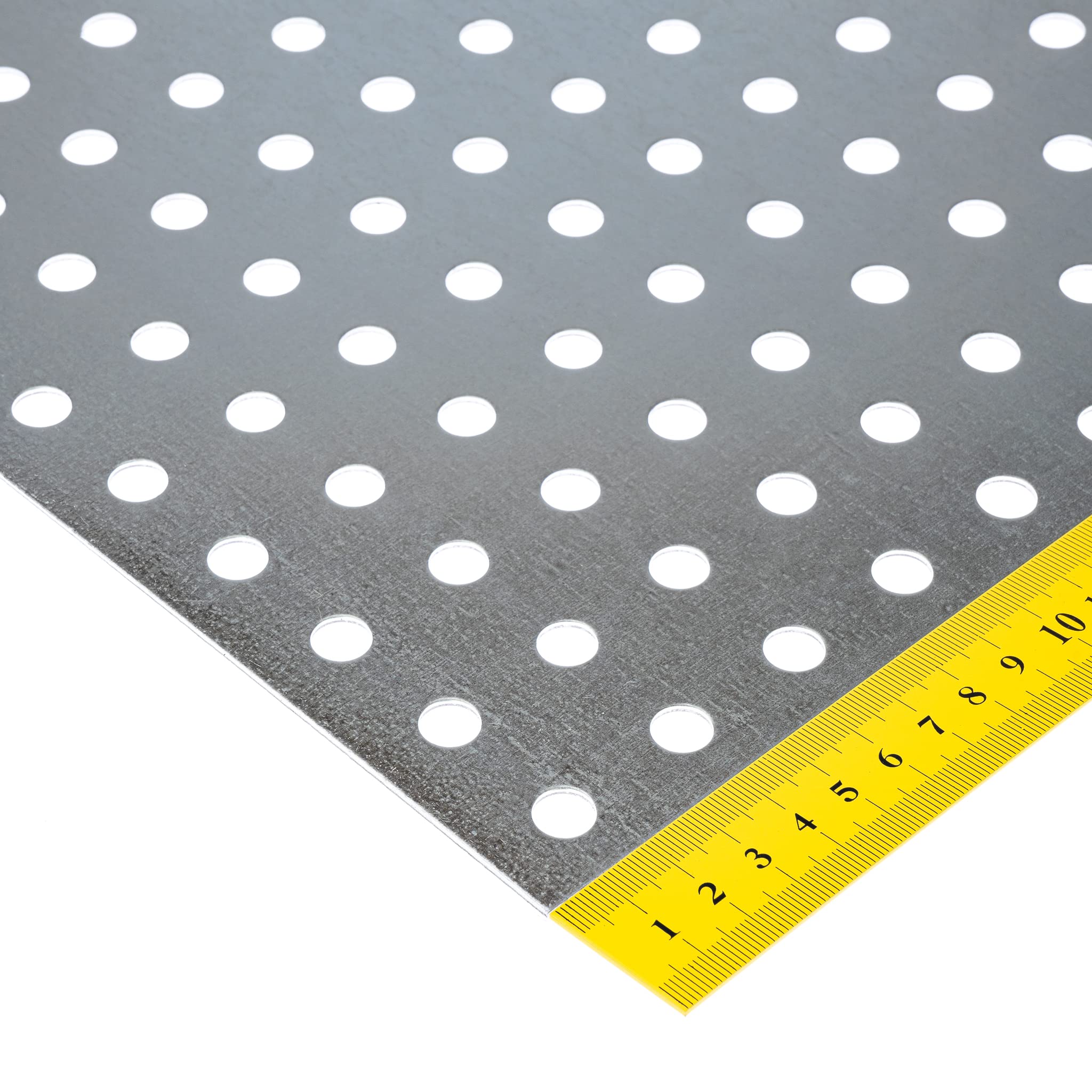 Lochblech Stahl Verzinkt RG 10-25,90 1,5mm dick Magnetisch Zuschnitt individuell auf Maß (1000 mm x 200 mm)