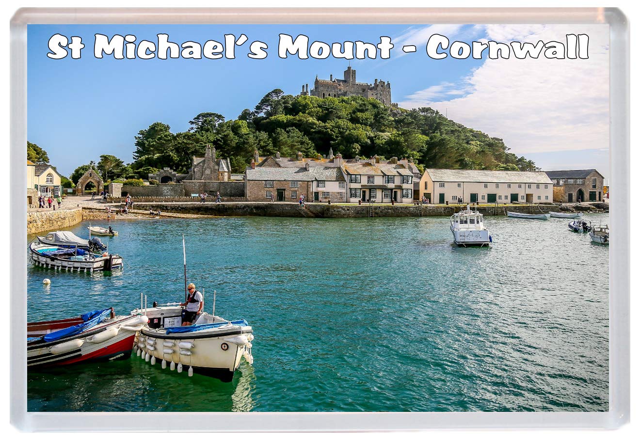 St Michael's Mount - Cornwall - Jumbo Fridge Magnet 96 x 67 mm JUMBO SIZE BBSM2057