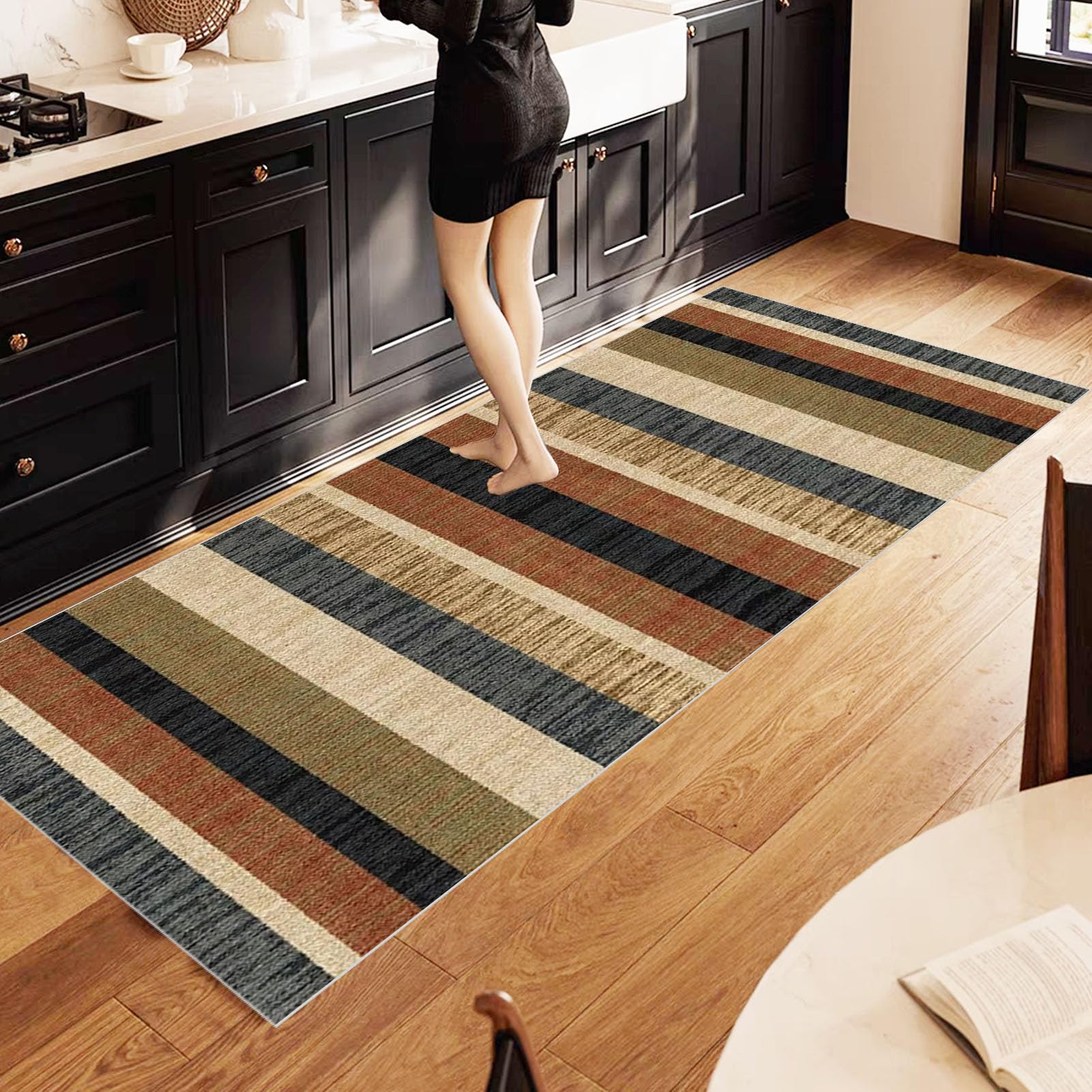 Tappeto Cucina Antiscivolo Tappeto Passatoia Corridoio Lavabile 40 x 70 cm Tappeto Corridoio Lungo a pelo Corto Assorbente Tappeti Runner Ingresso Tappeto Runner Passatoia Tappeto Entrata Interno