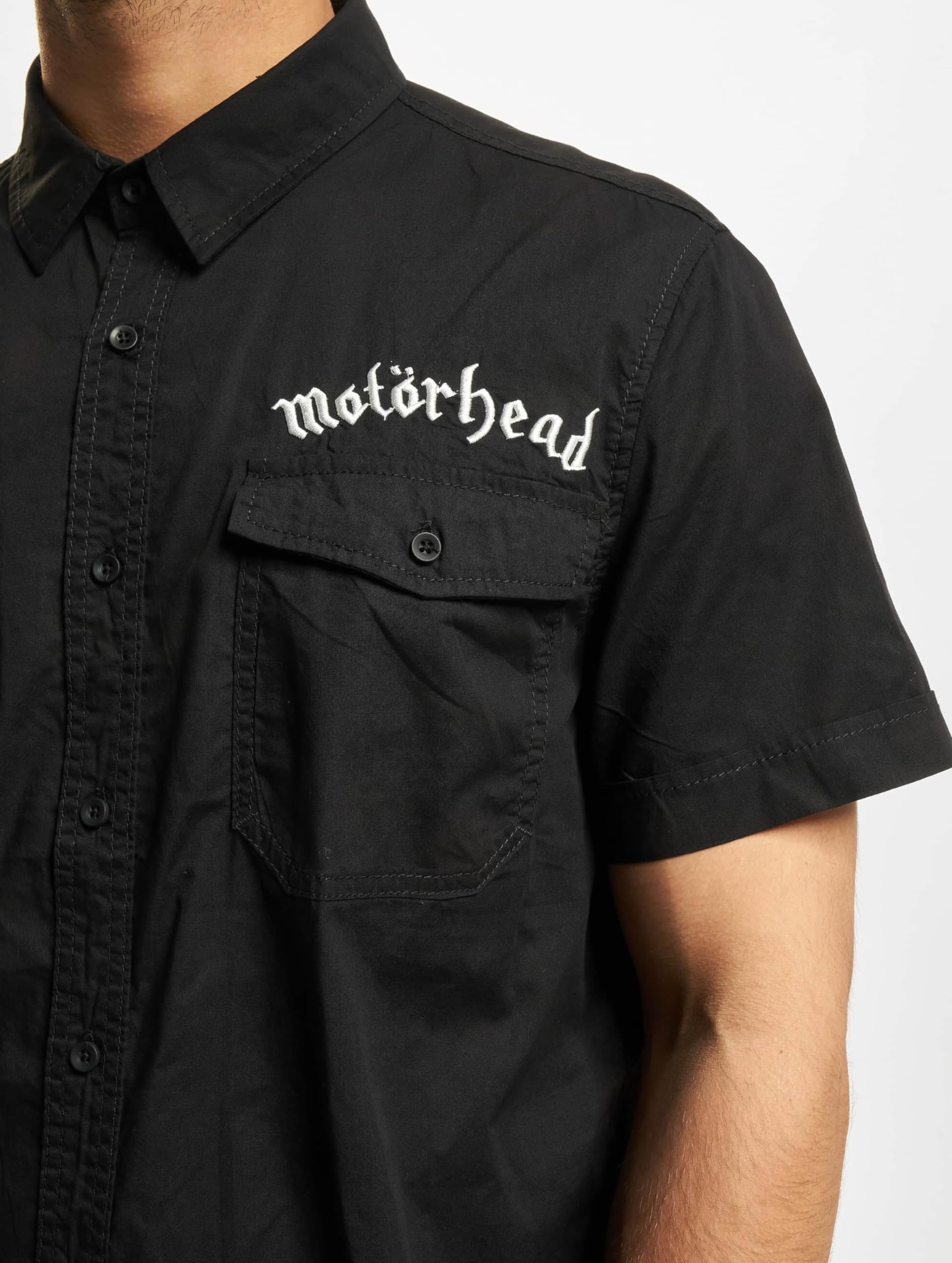 Brandit Motörhead Shirt Short Sleeve Camicia Uomo (Pacco da 1)