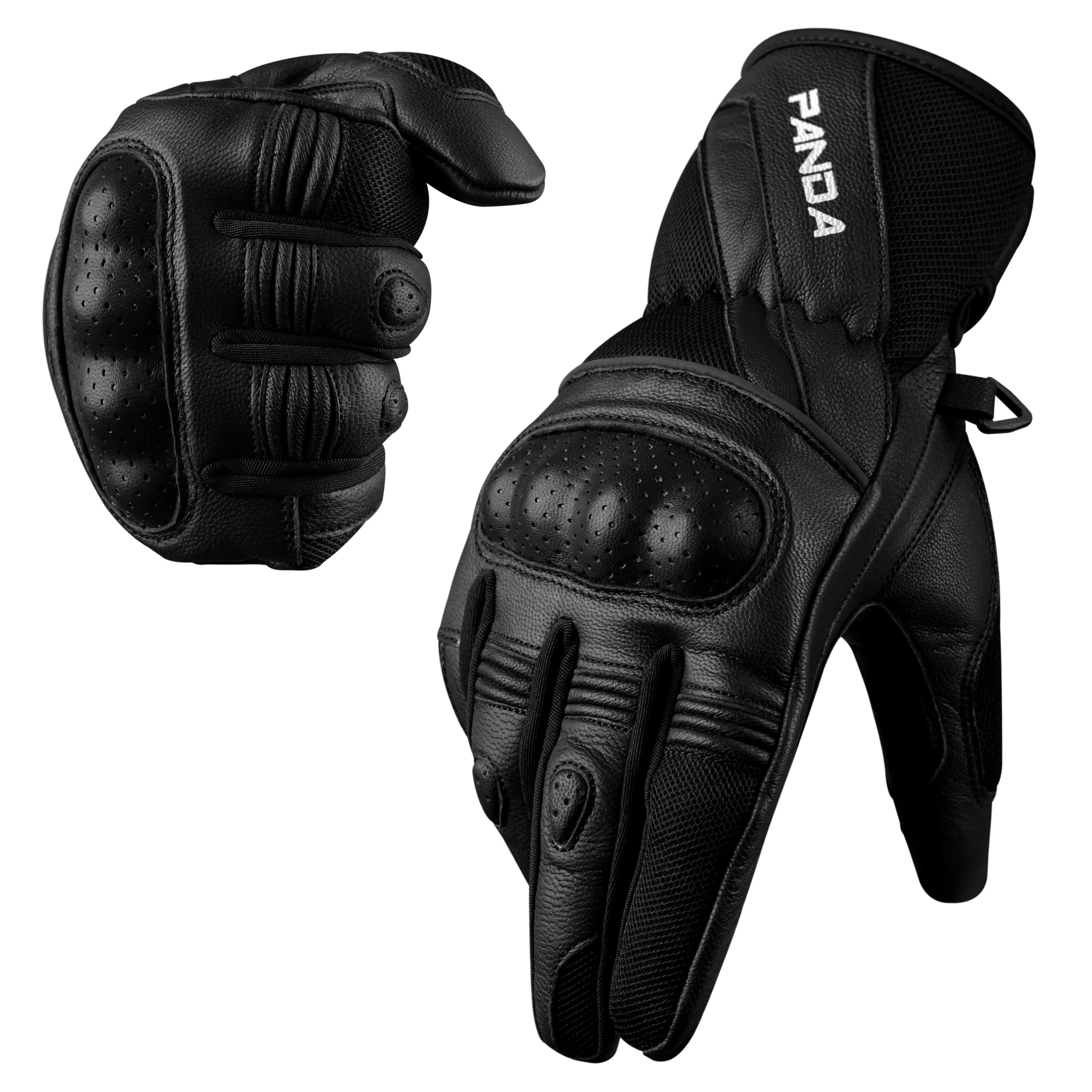 Motorcycle Gloves for Men Full Finger Touchscreen Protective Motorbike Gloves Windproof Waterproof Protection Winter Summer Thermal Riding Gloves