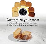 Hamilton Beach Toastation 2-in-1 Grille-pain et four avec extra-wide, la fente de toast extra-long, 7 grille-pain, Slide Out Crumb Tray, 1300Watts, Noir, 22725