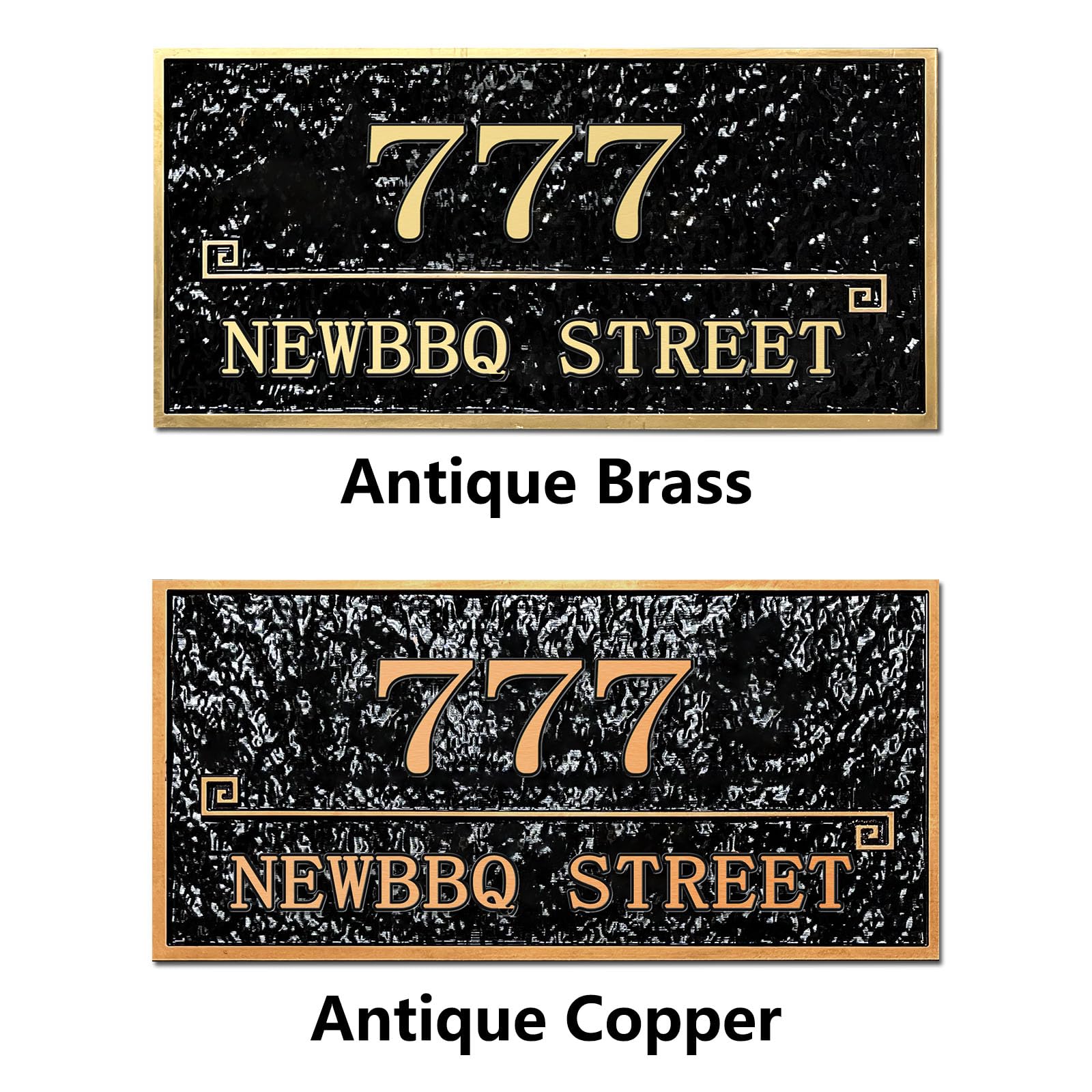 Personalized Address Sign Address Plaque Home Address Signs Vintage Street - View #13