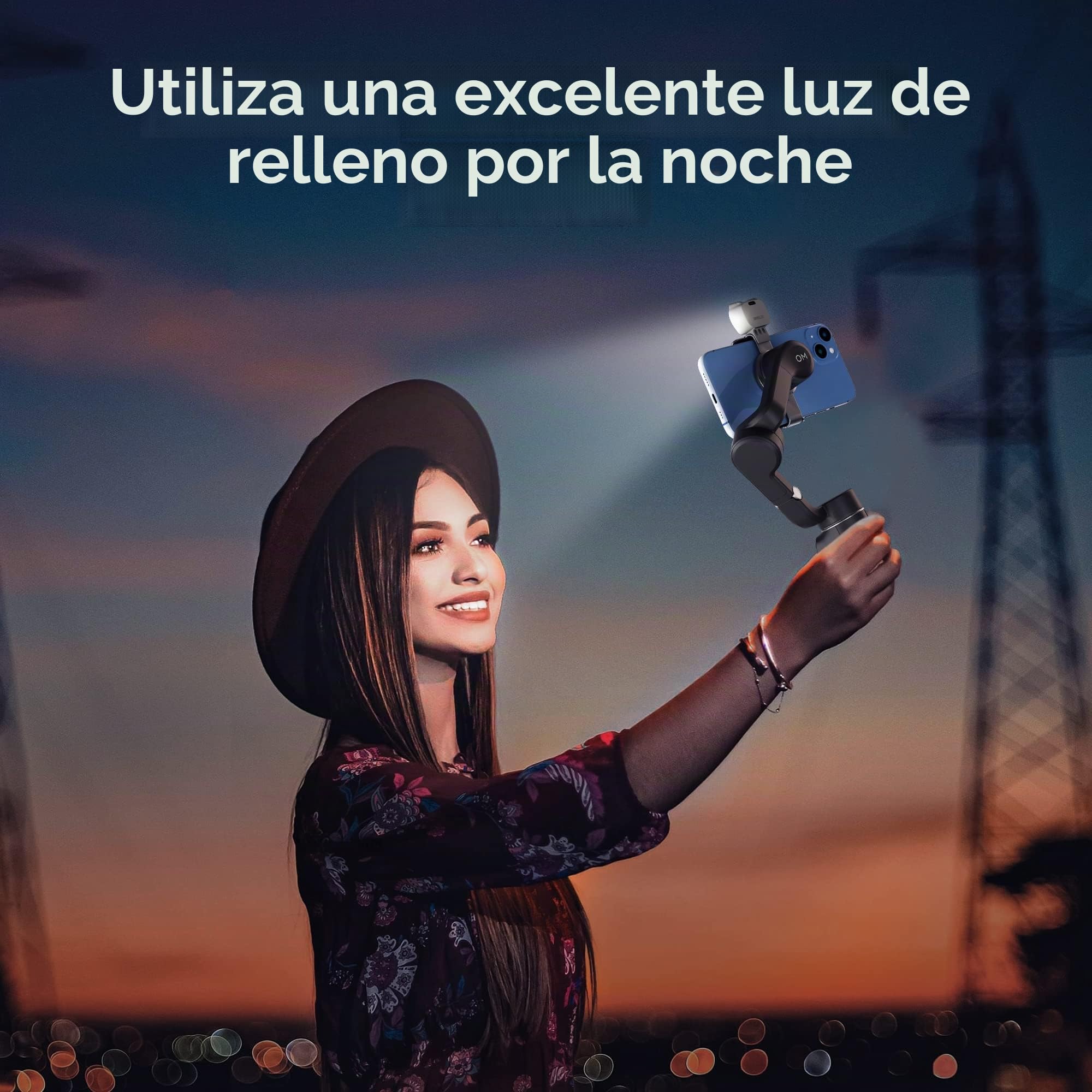 STARTRC Osmo Mobile 6 Luz de Llenado Magnética para dji Osmo Mobile 6/OM 5/OM SE/OM4 SE Gimbal Estabilizador Accesorios