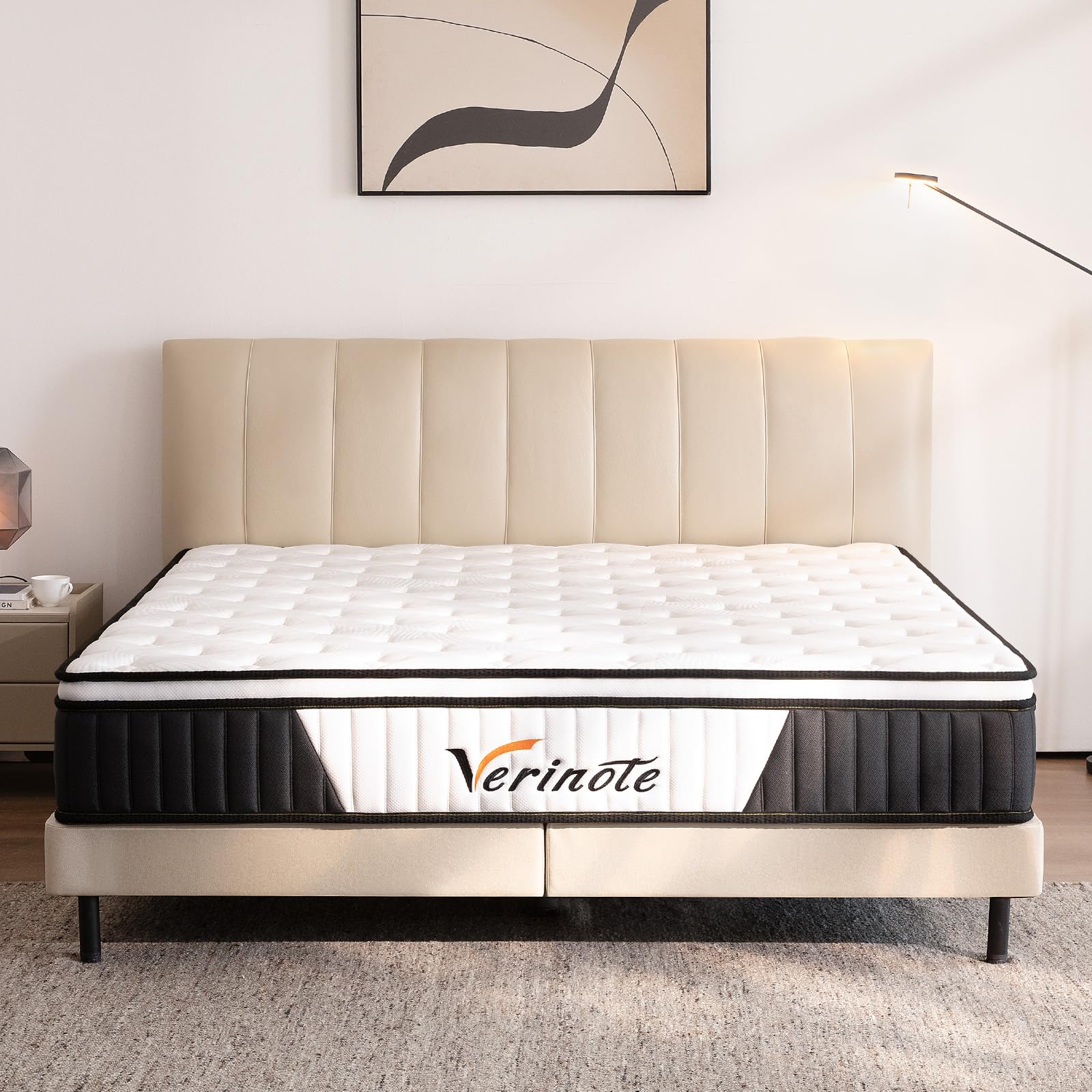 12 Inch Mattress,Medium Firm Hybrid Memory Foam & Pocket Springs for Pressure Relief CertiPUR-US Certified Fiberglass Free, 500 Night Trial (12 inch, Queen)