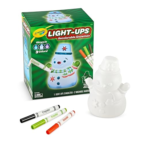 Crayola Light-Ups - Snowman, Light Up Snowman Toy, Christmas Gift