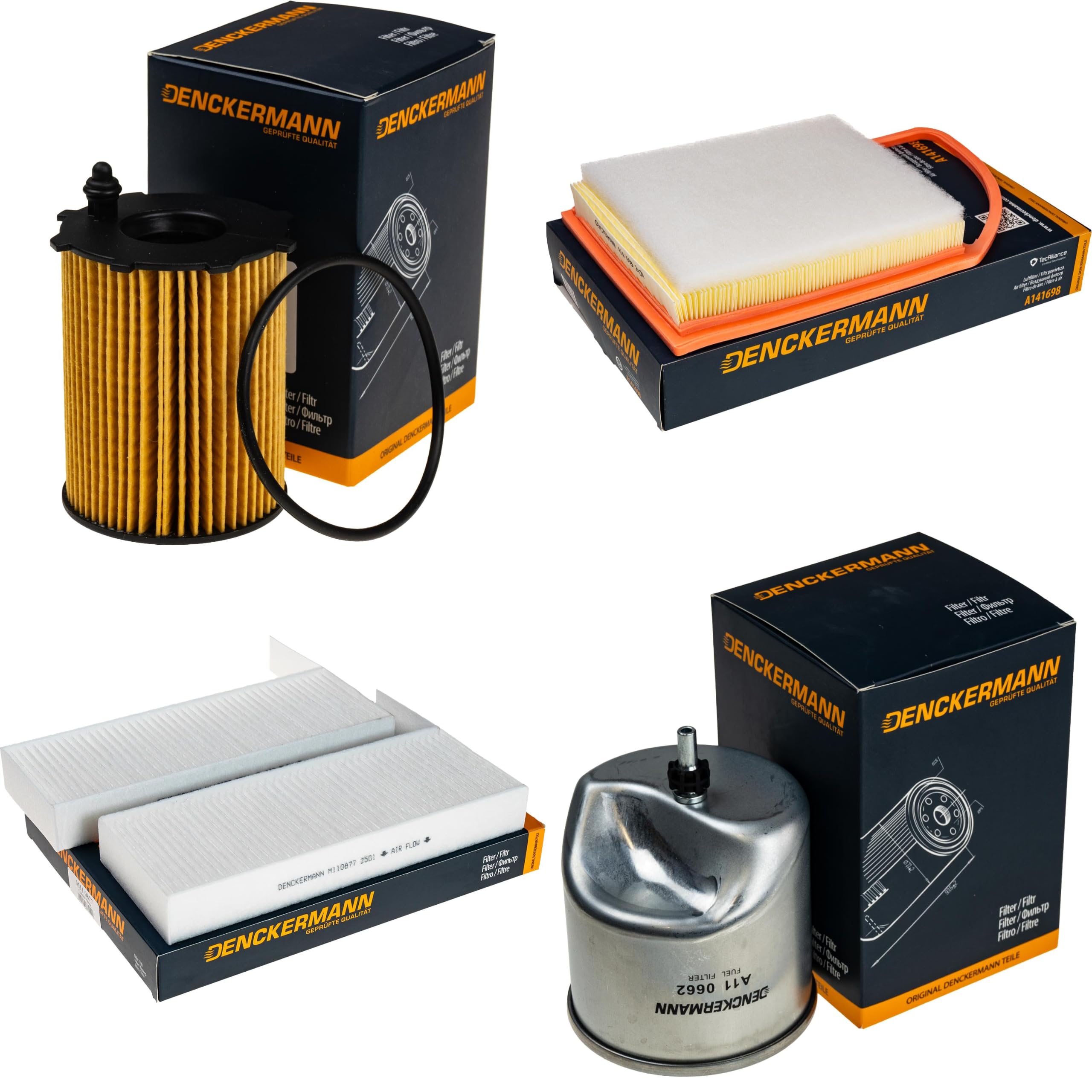 Il kit di ispezione contiene filtro olio, filtro aria, filtro abitacolo, filtro carburante per 308 II