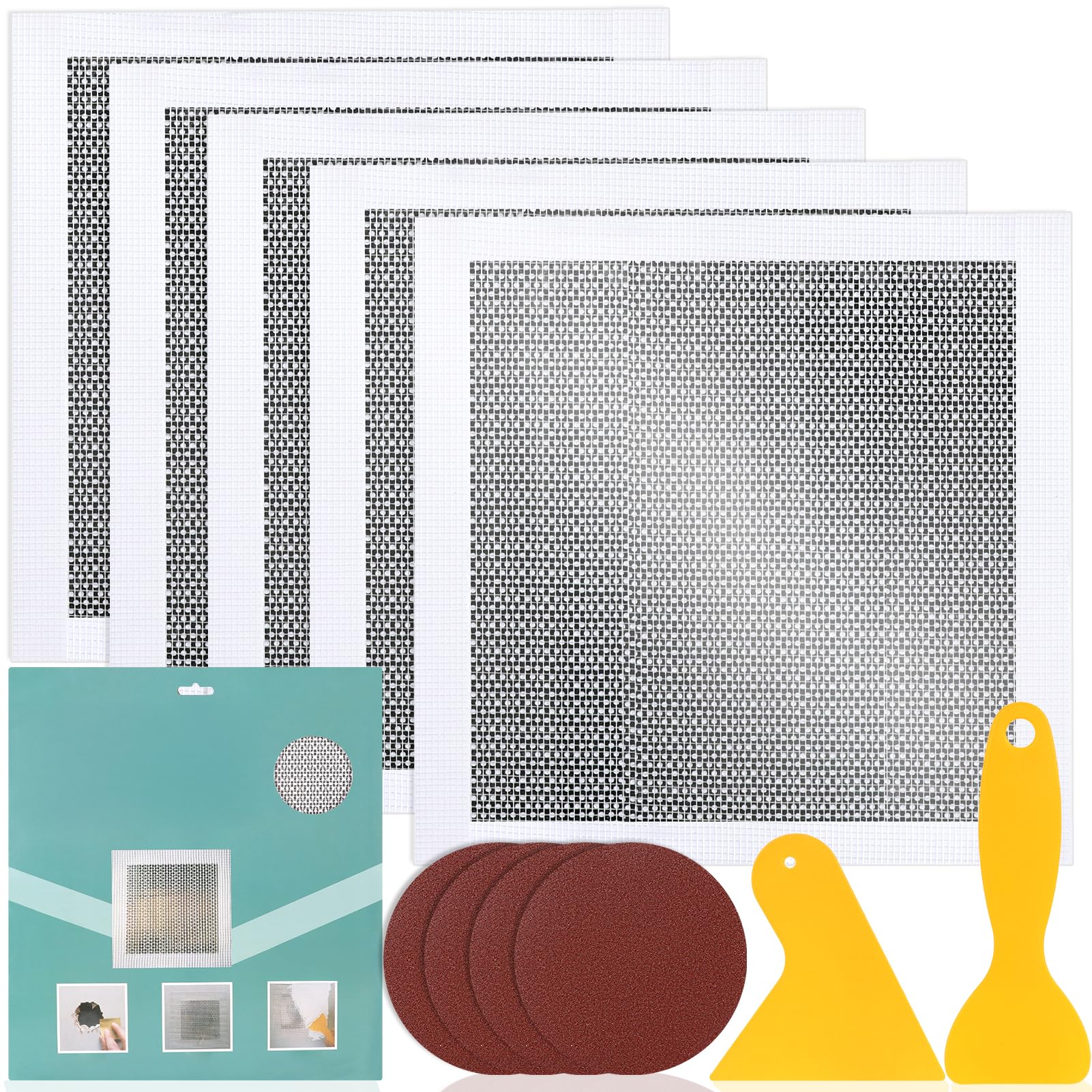 Sulataya 5-Piece Large Hole Drywall Repair Kit