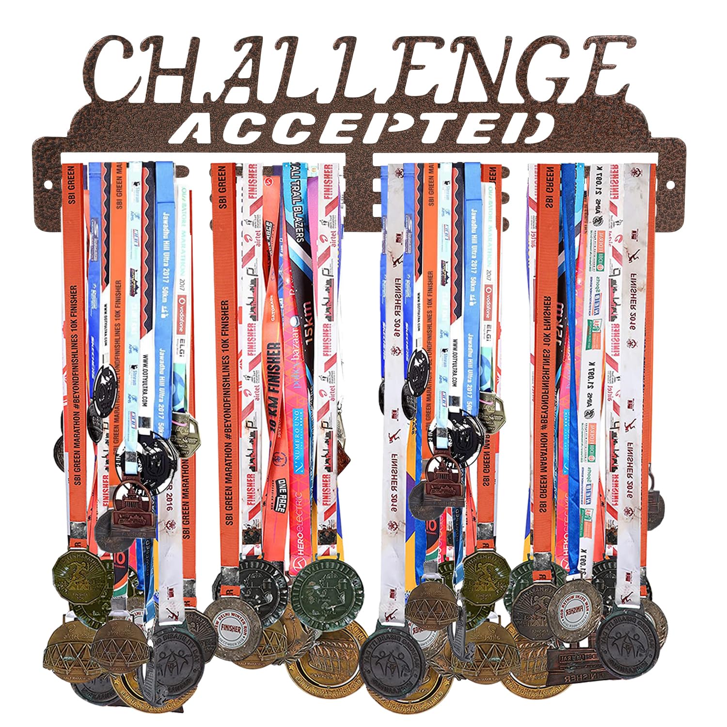 Sehaz Artworks Medal Holder for Wall | Medal Hangers for Wall | Challenger Brown Medal Holder Display Holds Upto 24-30 Medals (B0CJRZL8DL) Amazon Price History, Amazon Price Tracker