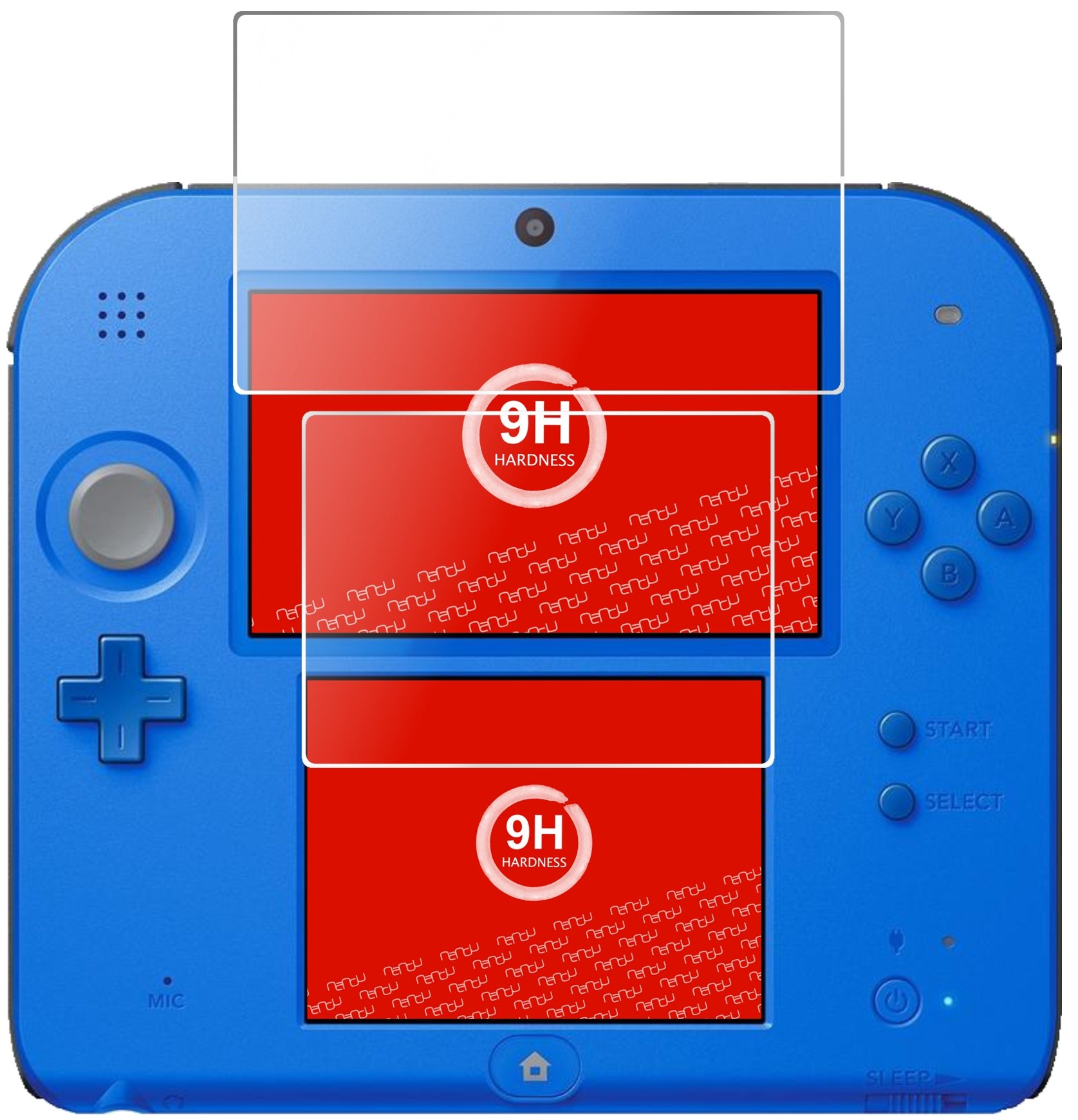 nandu I ZenGlass Film en Verre Flexible Compatible avec Nintendo 2DS I Film de Protection écran 9H