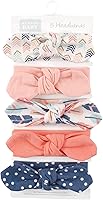 Vista 86 de Hudson Baby Cotton and Synthetic Headbands, Size 0-24 Months