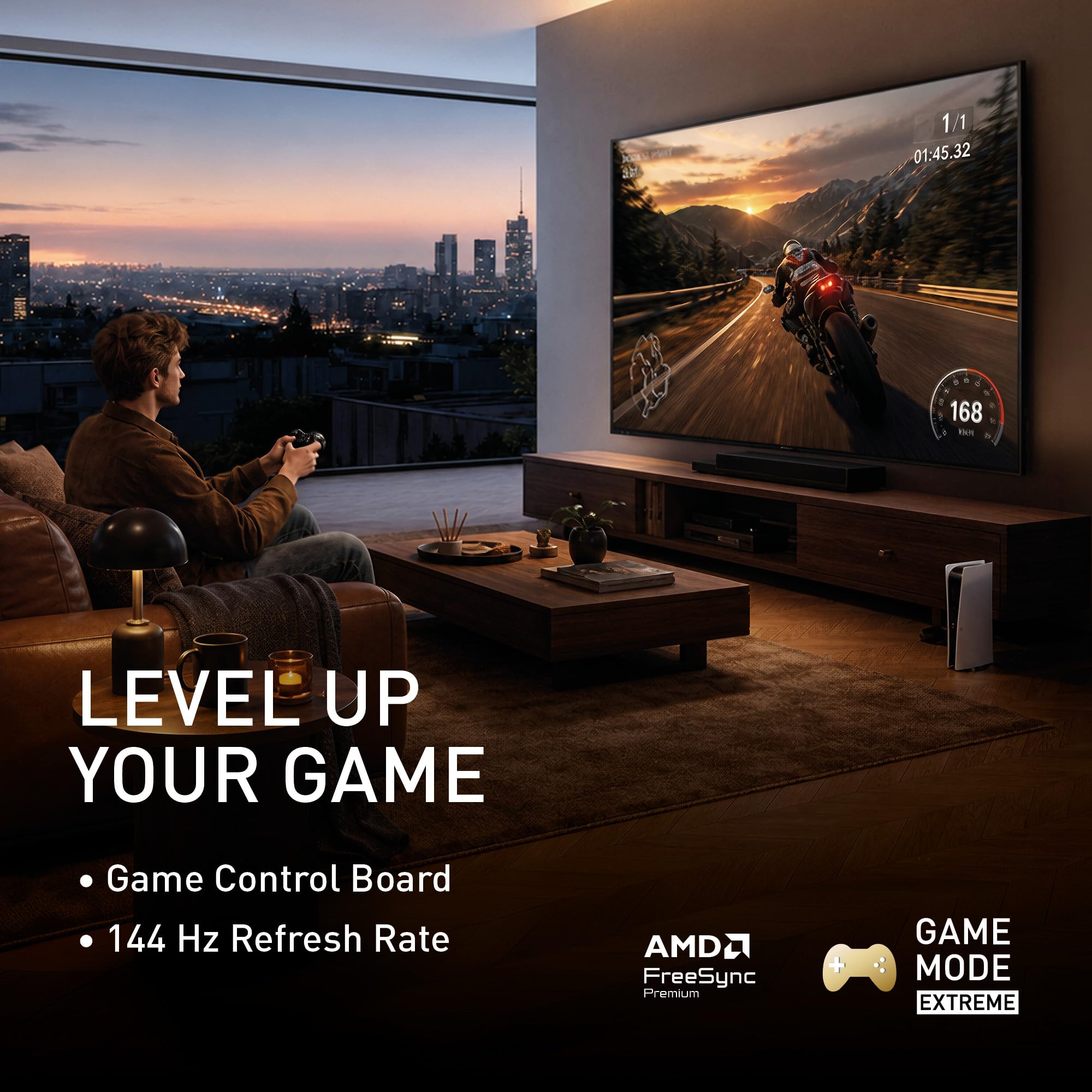 Panasonic TN-55W92C, 4K QD-Mini LED, Glare Free Ultra, Google TV, Smart TV | AI 4K Colour Engine Pro, Surround Sound Pro, Google Assistant, Game Mode Extreme 144 Hz, 55" (139cm), W92C Serie 2026