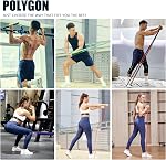 Polygon Pull Up Assist Resistance Exercise Bands, Heavy Duty Assistance Loop Mobility Band, for Body Stretching, Muscle Toning, Powerlifting, Resistance Training, Physical Therapy, Home Workouts