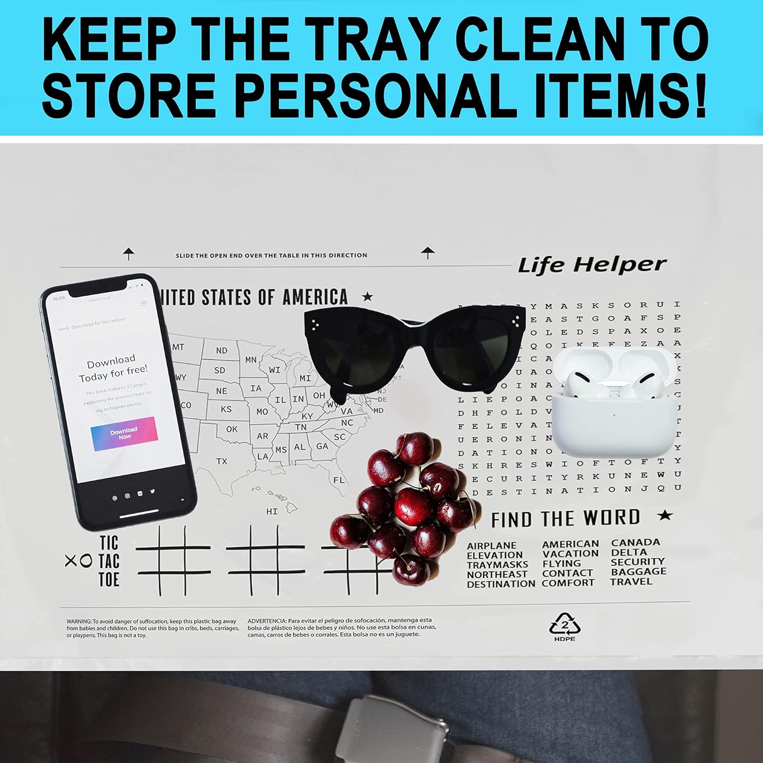 delta comfort checked bolsas