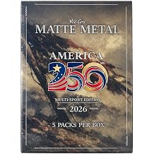 2026 Wild Card Matte Metal Multi-Sport America 250 Special Edition Trading Card Box 1-of-1 Pack OR Artist Proof Pack Per Box
