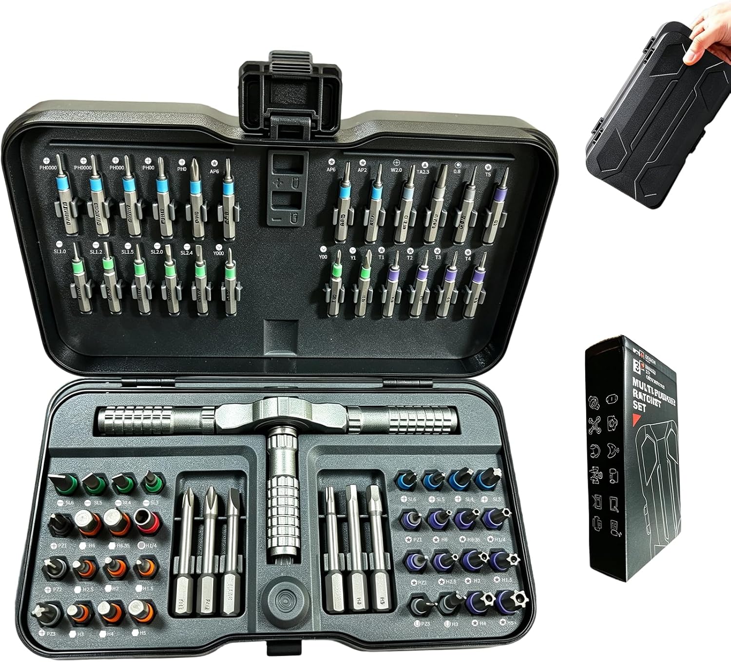 2027 New 66 in 1 Magnetic Screwdriver Set, DIY Ratchet Screwdriver Set