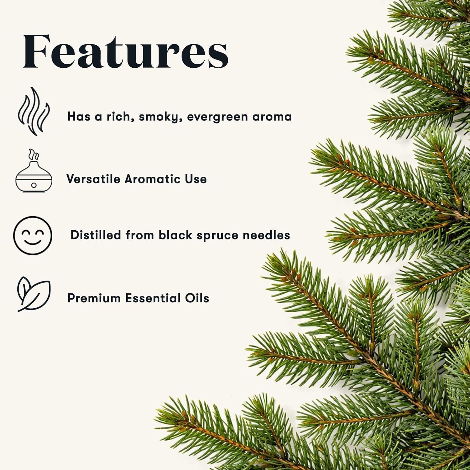 Young Living Northern Black Spruce Essential Oil 5ml - Fresh and Invigorating Aroma - Uplifting and Refreshing - Pure and Revitalizing - Ideal for Moisturizer