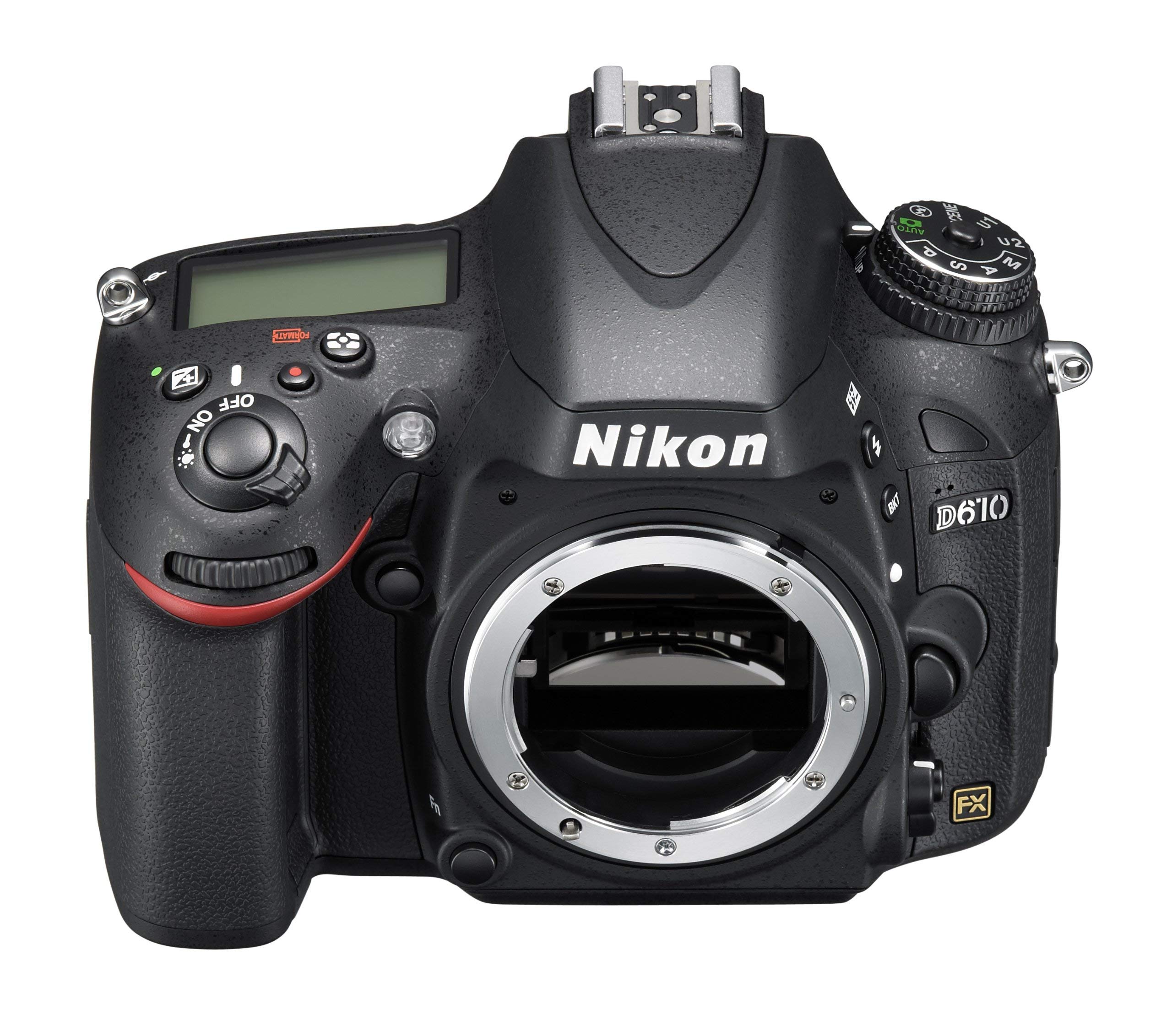Nikon D610 SLR-Digitalkamera (24,3 Megapixel, 8,1 cm (3,2 Zoll) Display, Full HD, Superempfindliches AF-System) nur Gehäuse schwarz (Generalüberholt)
