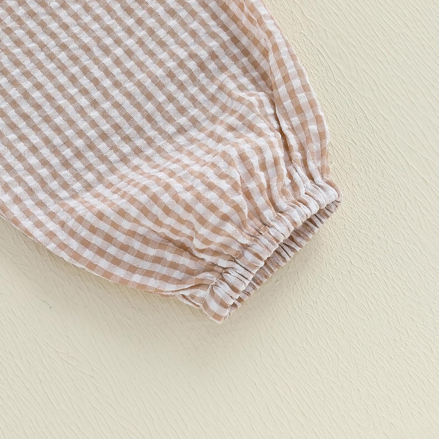 Toddler Baby Boy Girl Gingham Seersucker Jogger Pants Bubble Check Pants Spring Summer Fall Winter Casual Trousers