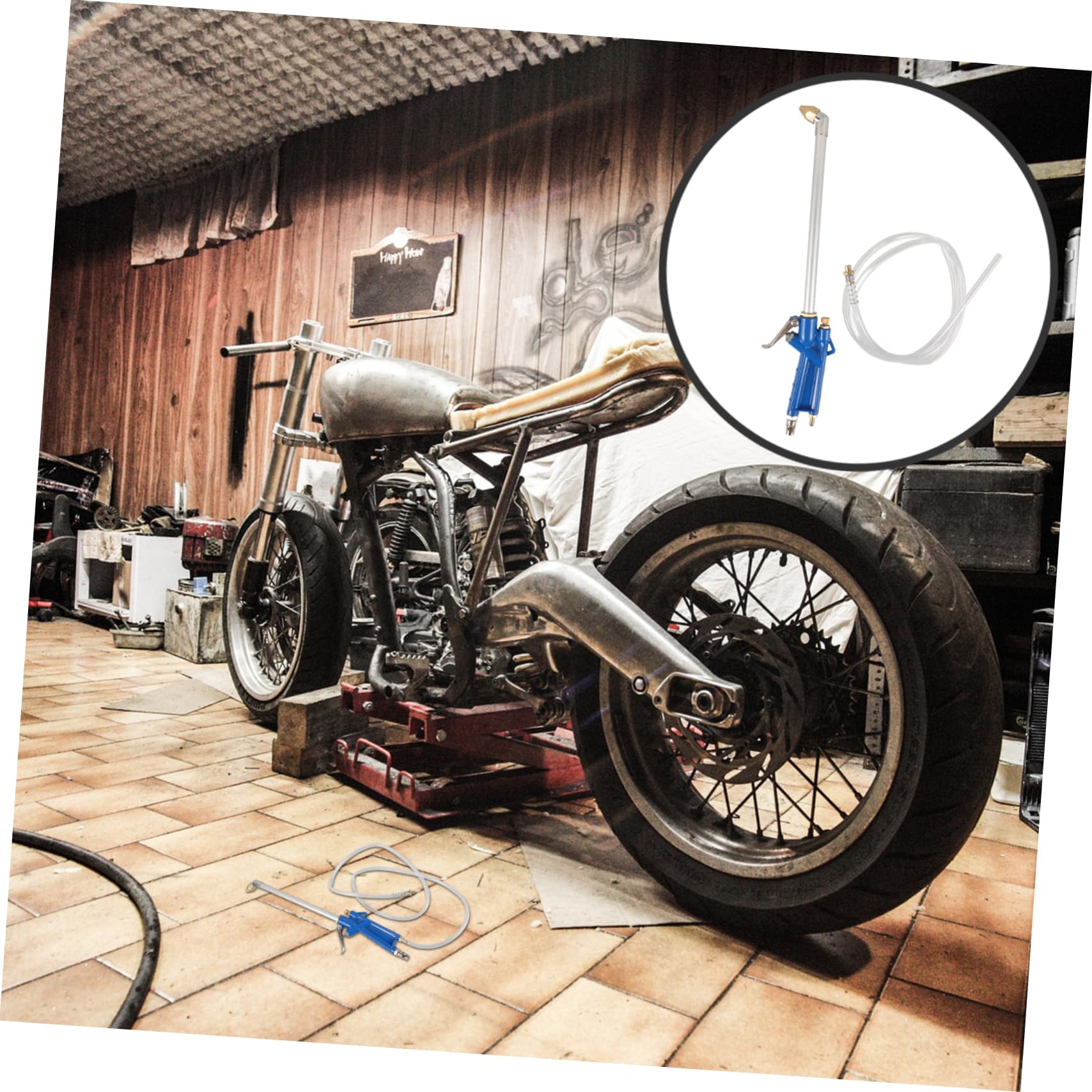 Luxshiny Sprayer Tool Engine Auto Interior Removal Pneumatic Oil Detailing Washing Pneumatic Sprayer Cleaning Copper