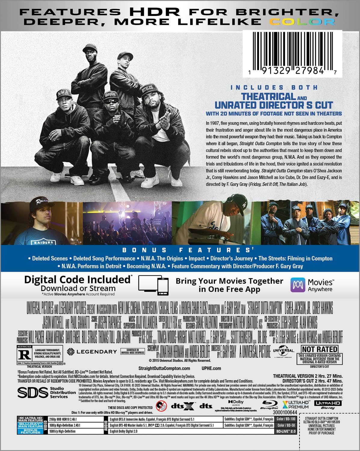 Straight Outta Compton [Region Free] (IMPORT) (Nessuna versione italiana)