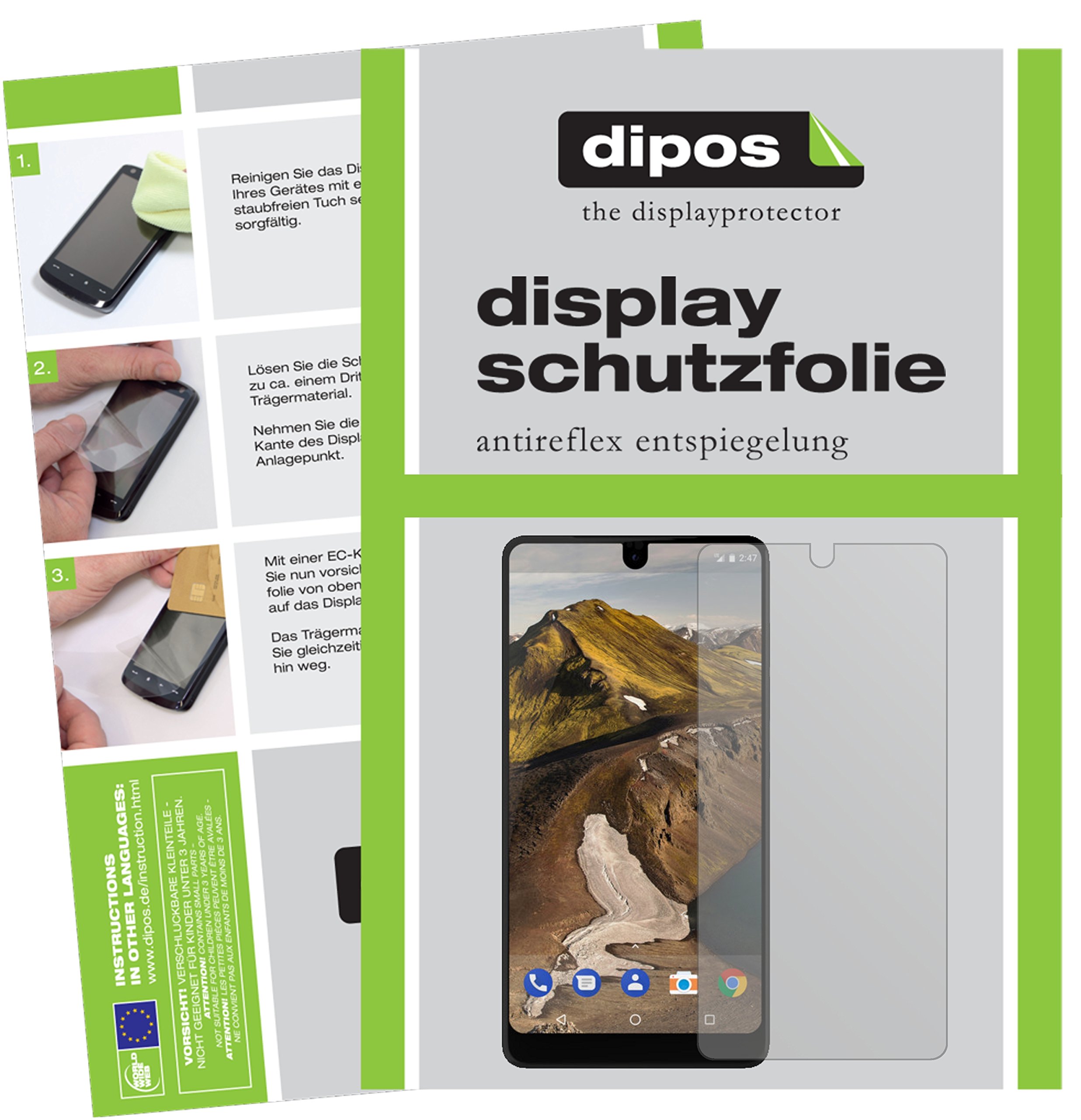 dipos I 6X Pellicola Protettiva antiriflesso Compatibile con Apple iPhone 13 PRO Pellicola di Protezione