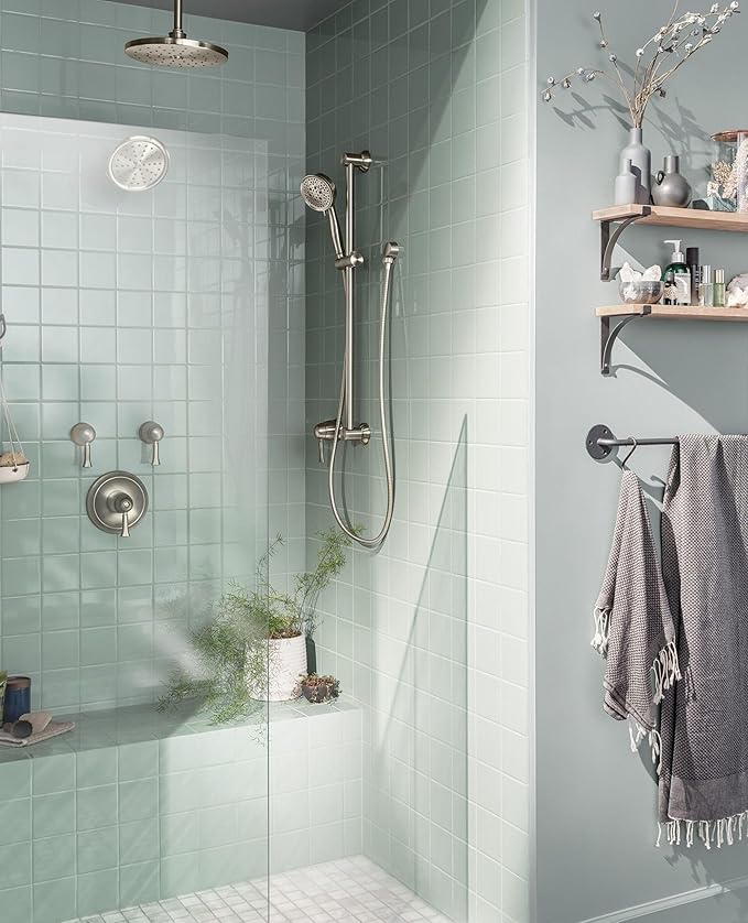 Moen Conector de Pared para Manguera de Ducha de Mano A725BN, Níquel Cepillado miniatura 5