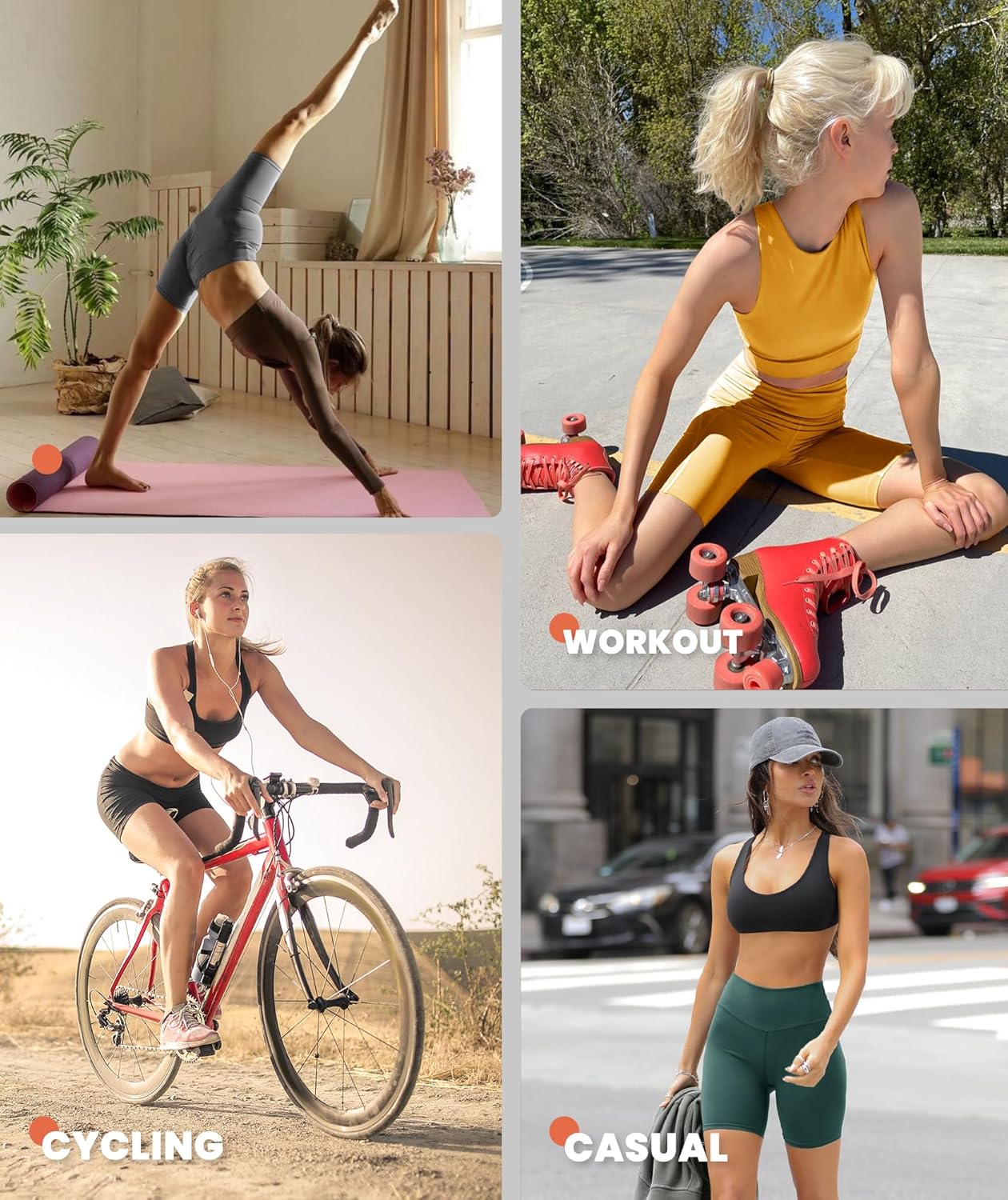 TNNZEET 7 Pack Biker Shorts for Women - 5''/8''/3'' High Waisted Workout Tummy Control Spandex Gym Shorts for Yoga Athletic - Image 2