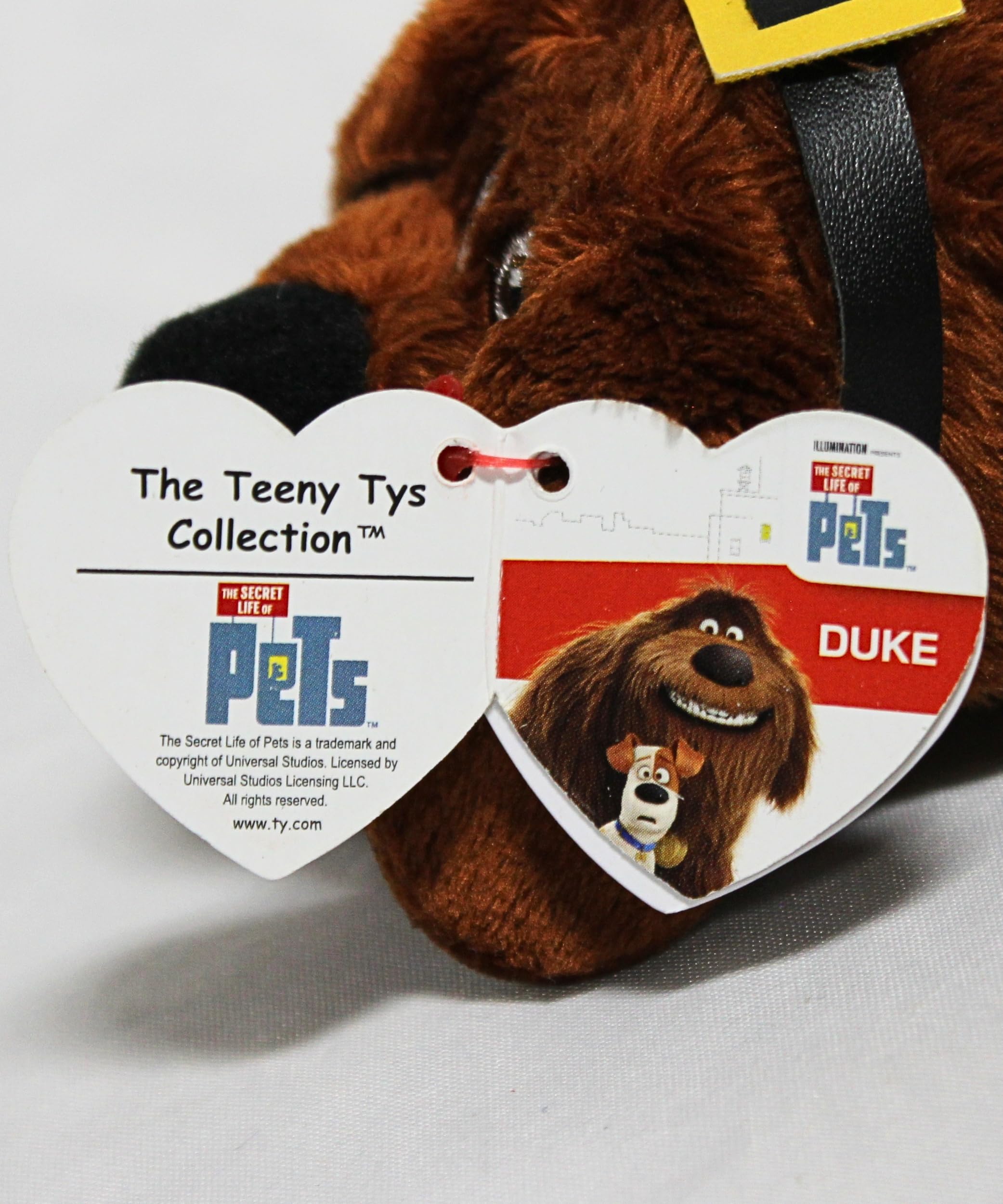 PETS - Teeny Tys - pies Duke, brązowy plusz, 10 cm