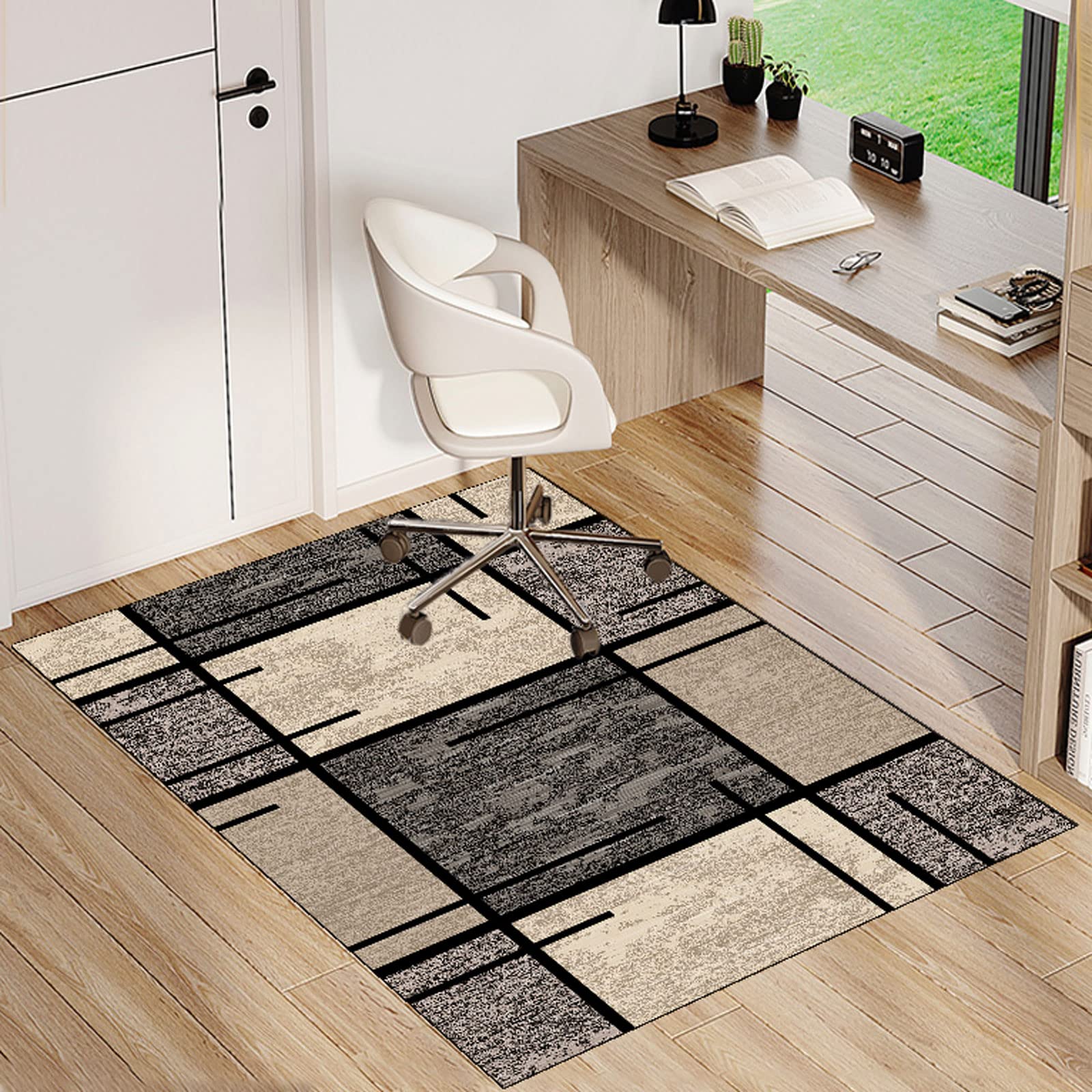Single tree forest Chair Mat For Carpeted Floor For Office Chair Floor Mat Anti Slip Multi-Purpose Protector Chair Carpet For Home And Office โ image 1