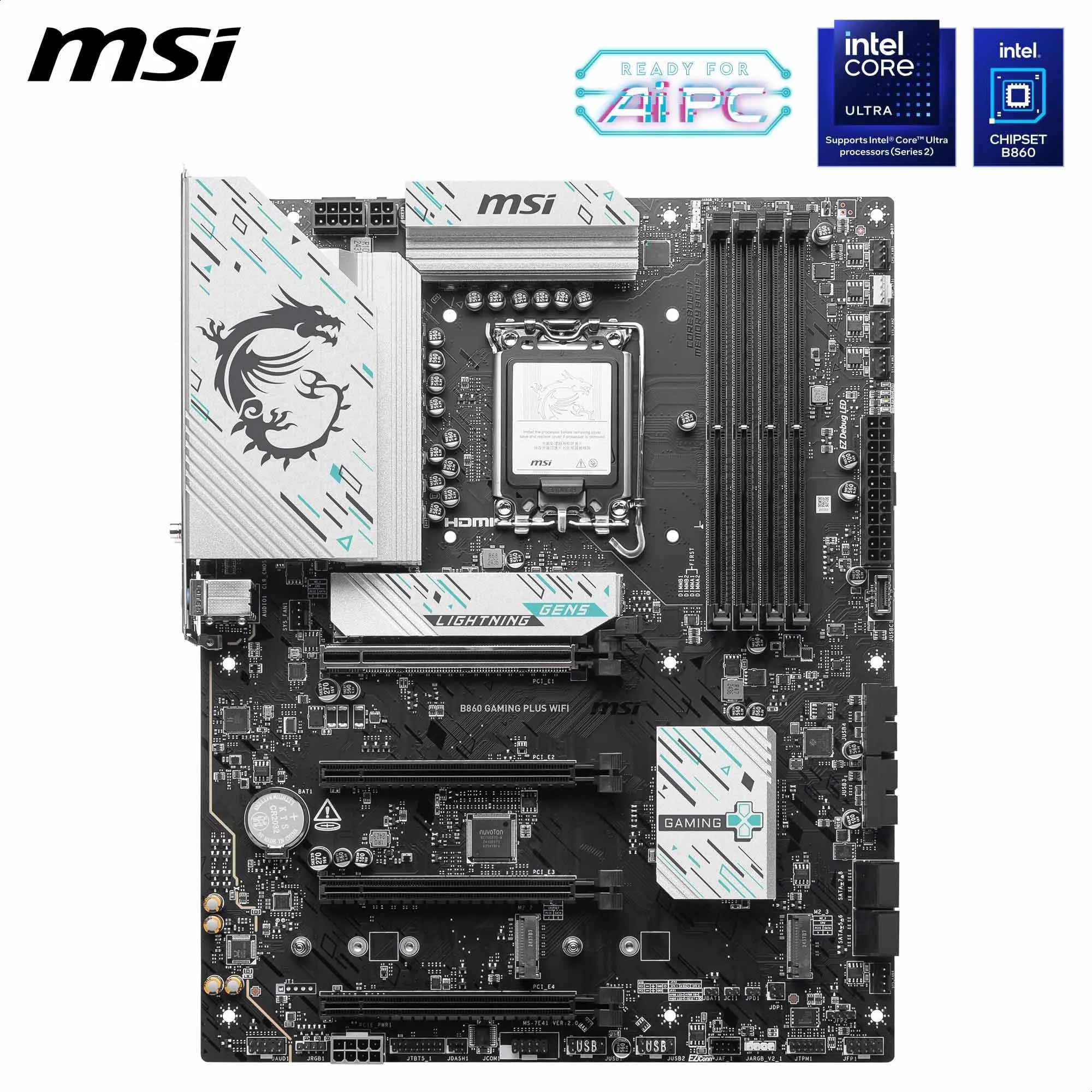 Amazon.com: MSI B860 Gaming Plus WiFi Motherboard, ATX