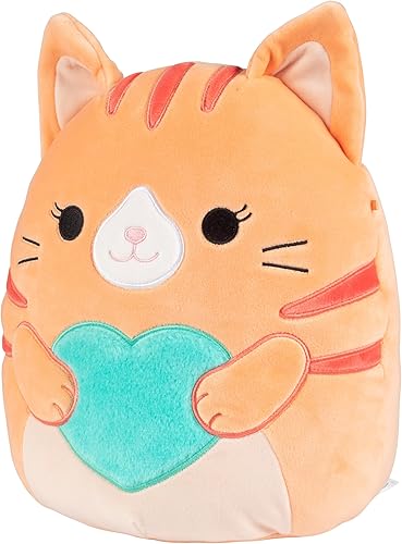 Miniatura 4 de Squishmallows Peluche Gigi The Cat para el día de San Valentín de 10 pulgadas, oficial Kellytoy, juguete de peluche suave y coleccionable  Añádelo a