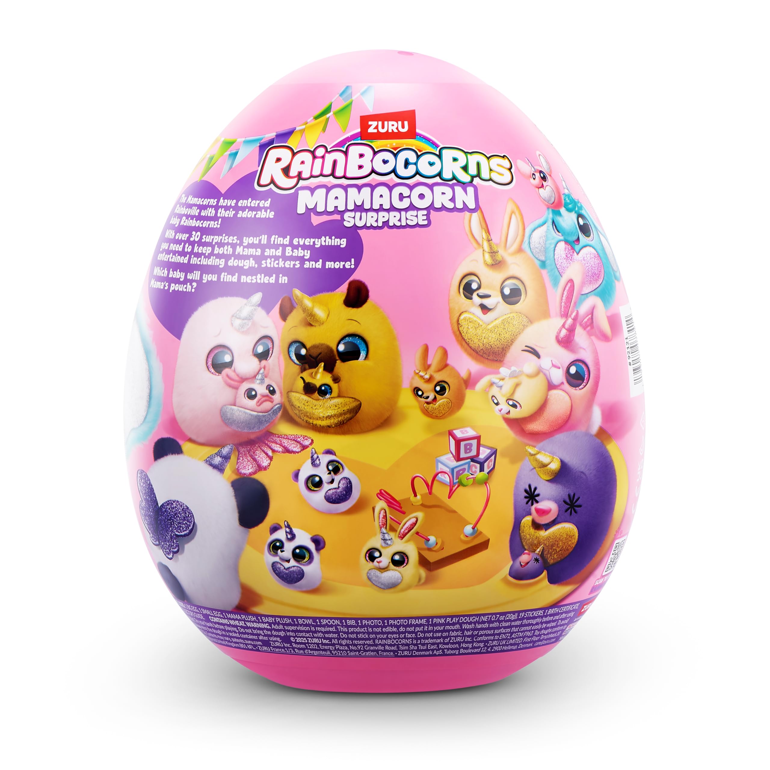 Rainbocorns Mamacorn Surprise de ZURU, Peluche Coleccionable para niñas Mayores de 3 años(Trudy)